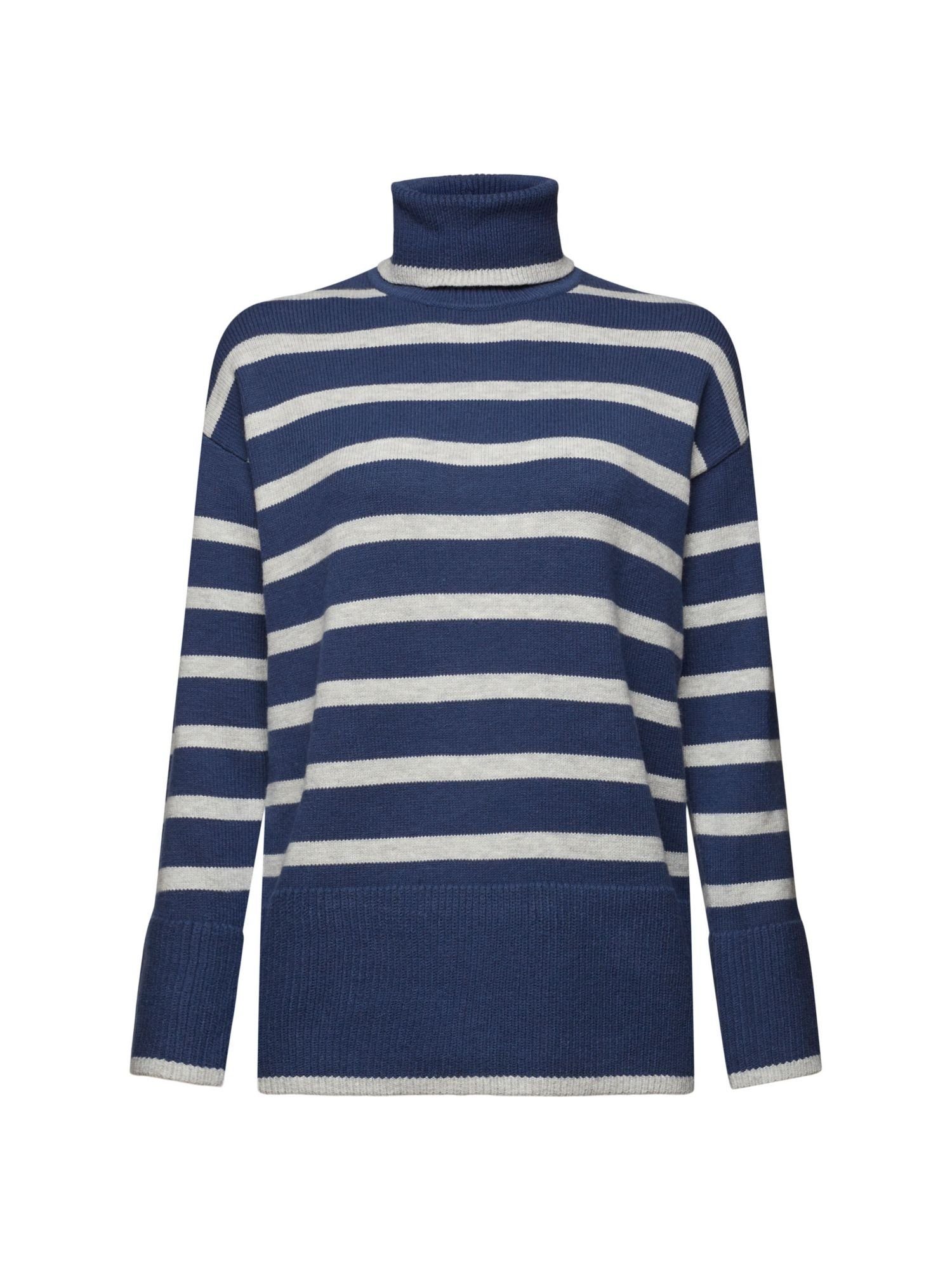 Esprit Rollkragenpullover Sweaters GREY BLUE