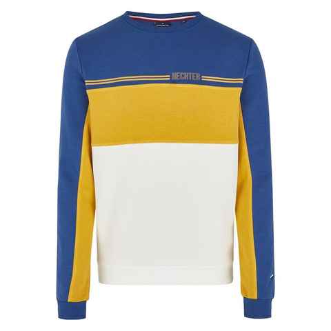HECHTER PARIS Sweatshirt SWEAT CREWNECK mit modernem Colourblock