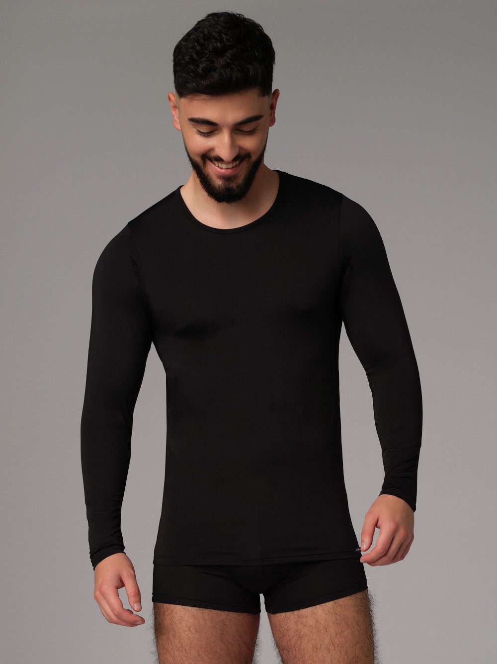 Langarmshirt aus recyceltem Polyester