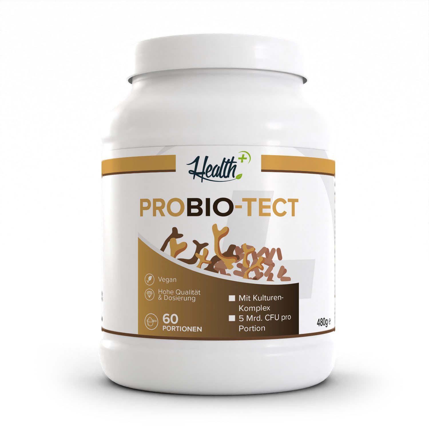 Zec+ Nutrition HEALTH+ PROBio-TECT Pulver, 480 g Pulver