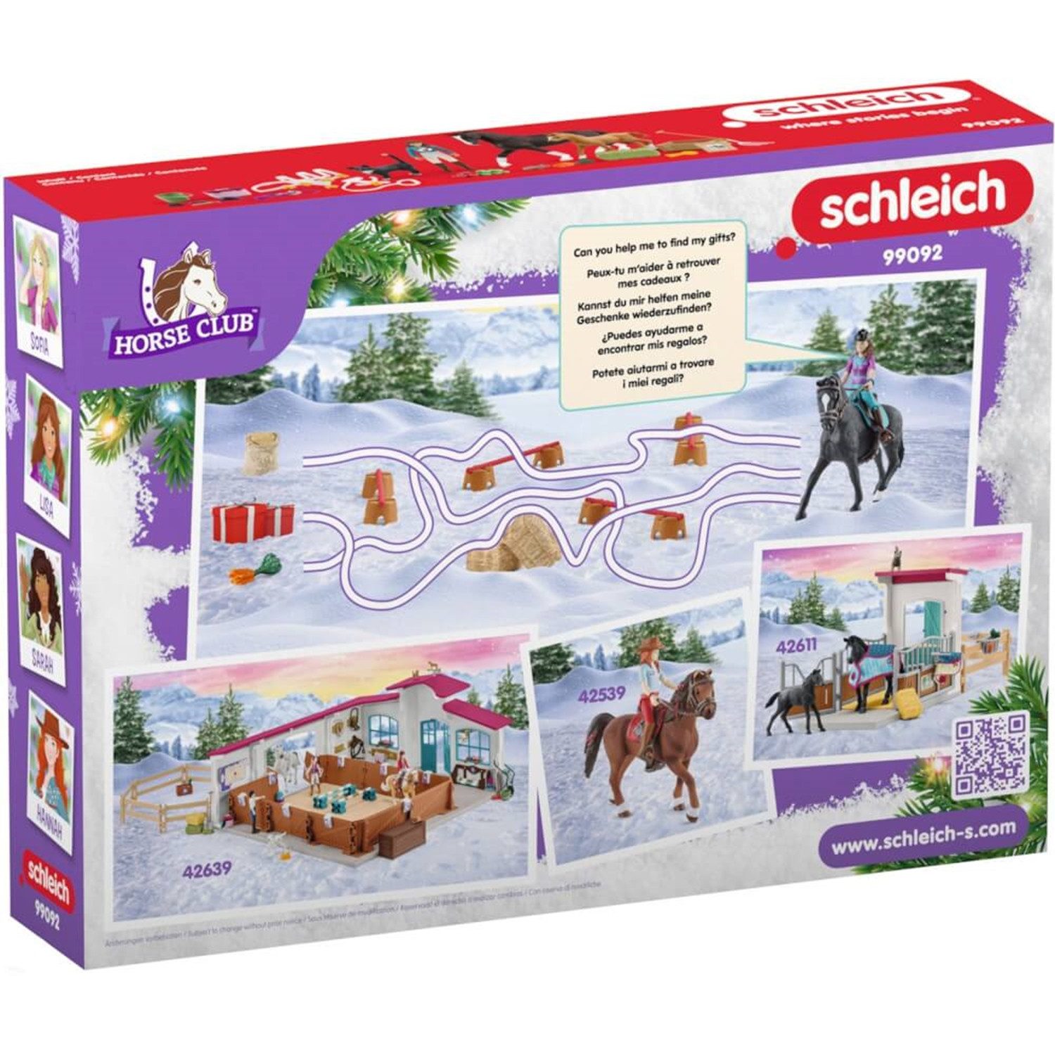 Schleich® Spielzeug-Adventskalender 99092 Adventskalender Horse Club günstig online kaufen