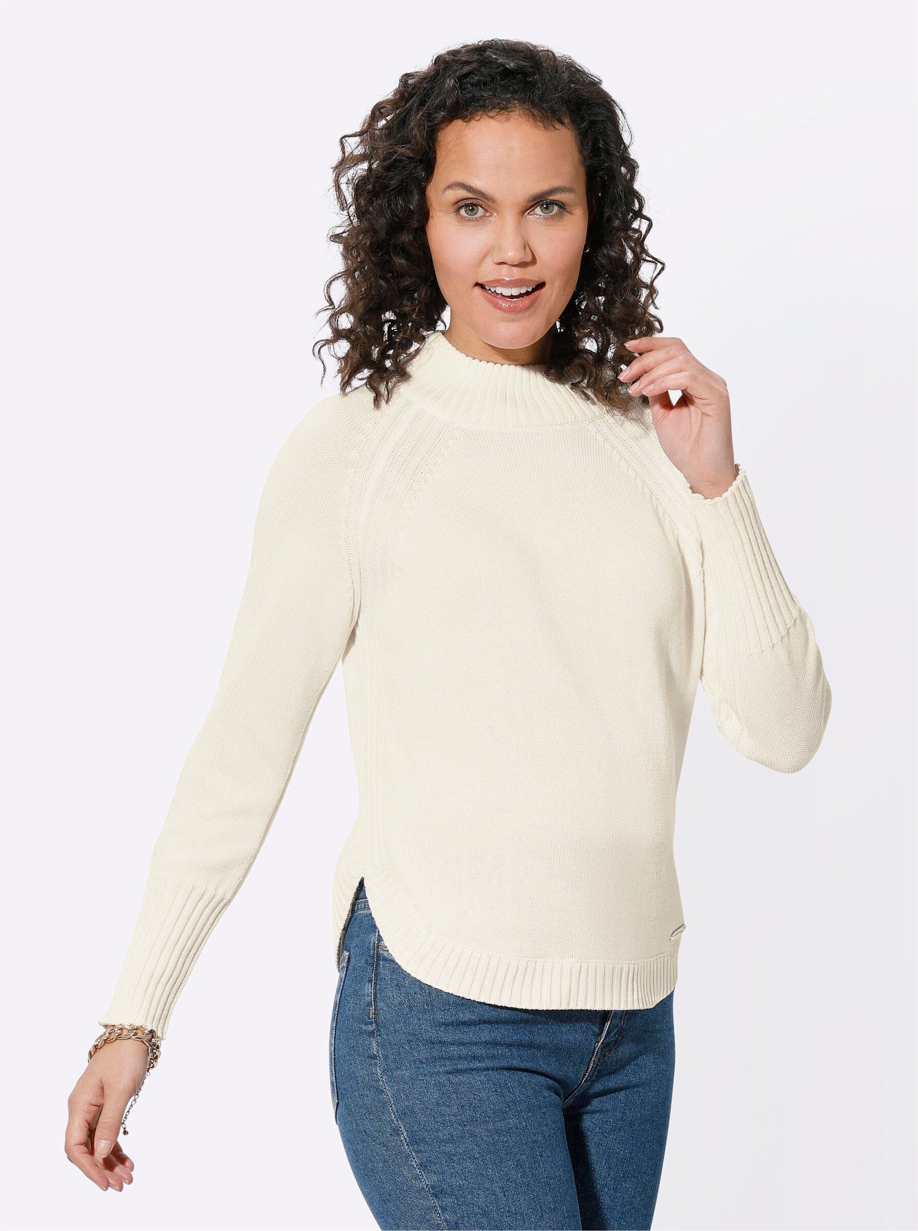 Witt Strickpullover Stehkragenpullover günstig online kaufen