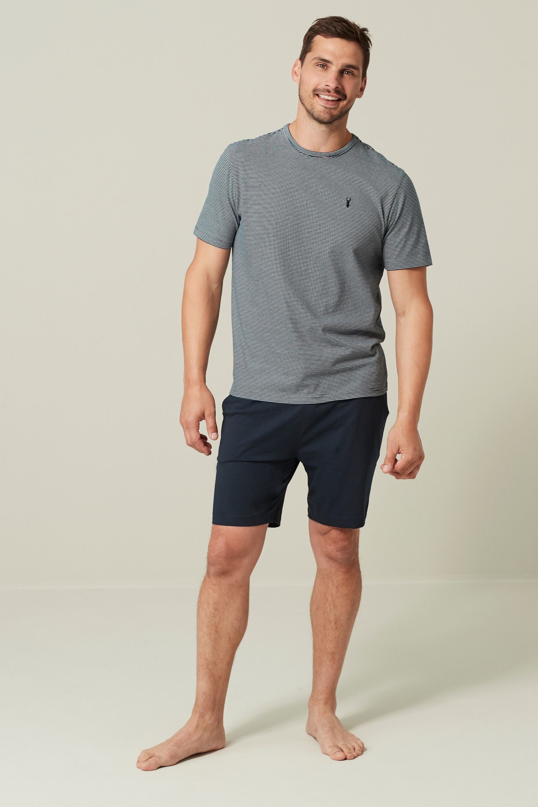 Next Pyjama Jersey-Schlafanzug mit tlg) Shorts (2