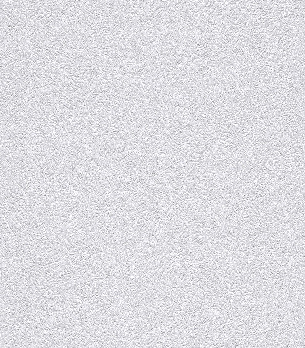 Rasch Papiertapete Weiß mit Struktur, Putzoptik 20m x 0,53m, strukturiert, einfarbig, Putzoptik, Putzstruktur, (1 Rolle, 1 St), 20 Meter