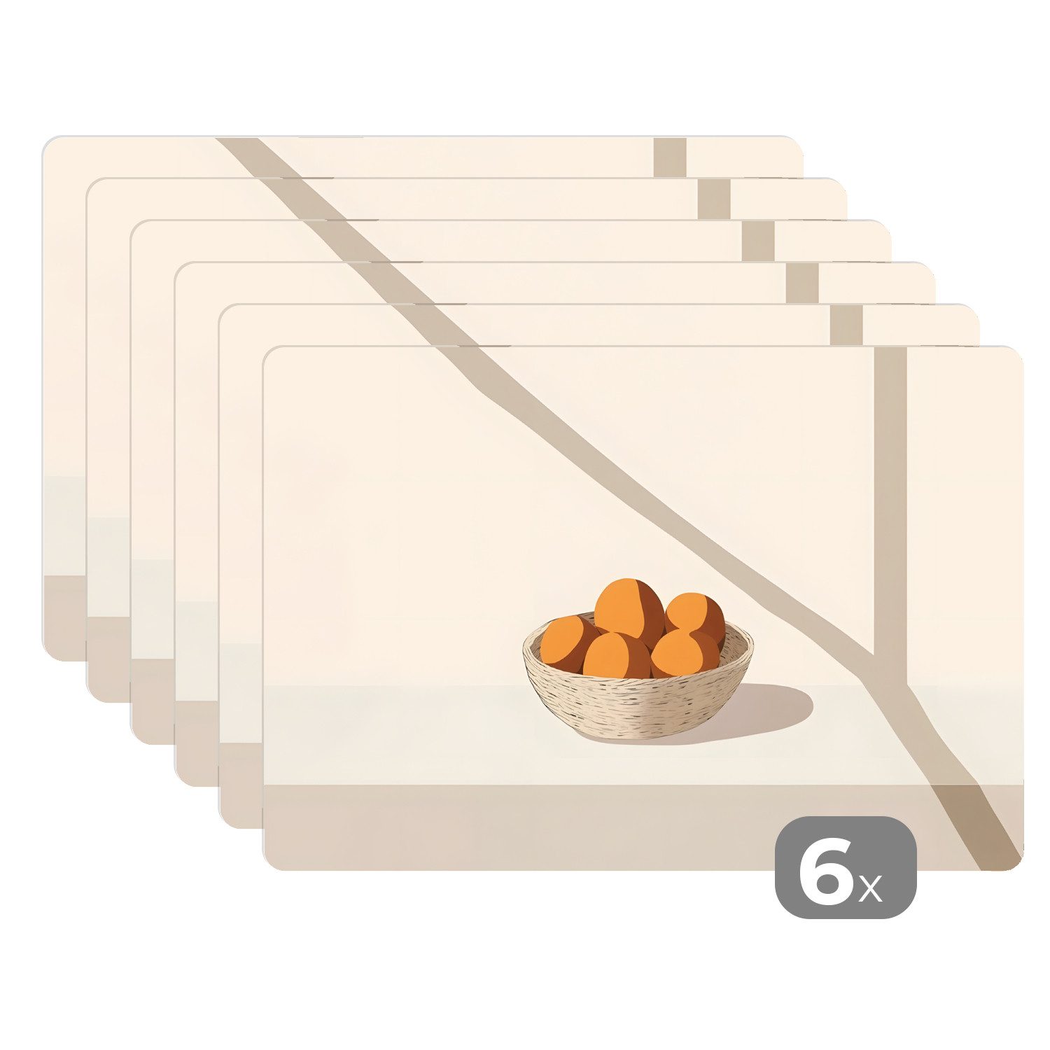MuchoWow Platzset Korb - Obst - günstig online kaufen