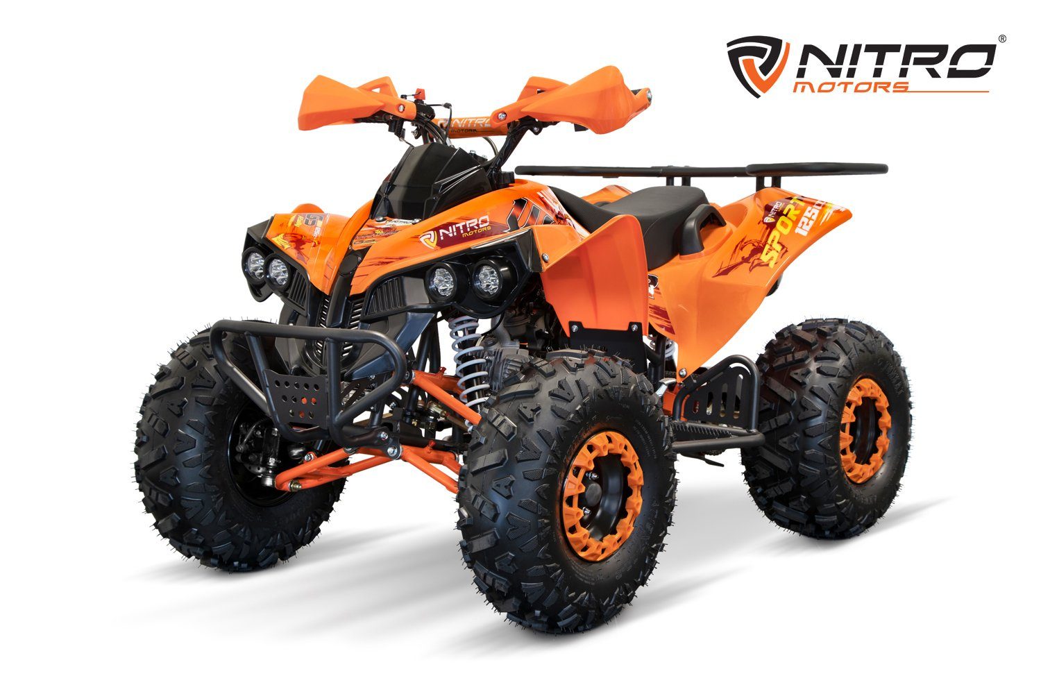 Nitro Motors Quad 125cc midi Kinder Quad Warrior GS RS8-A ATV Kinderquad Midiquad, 125,00 ccm Orange