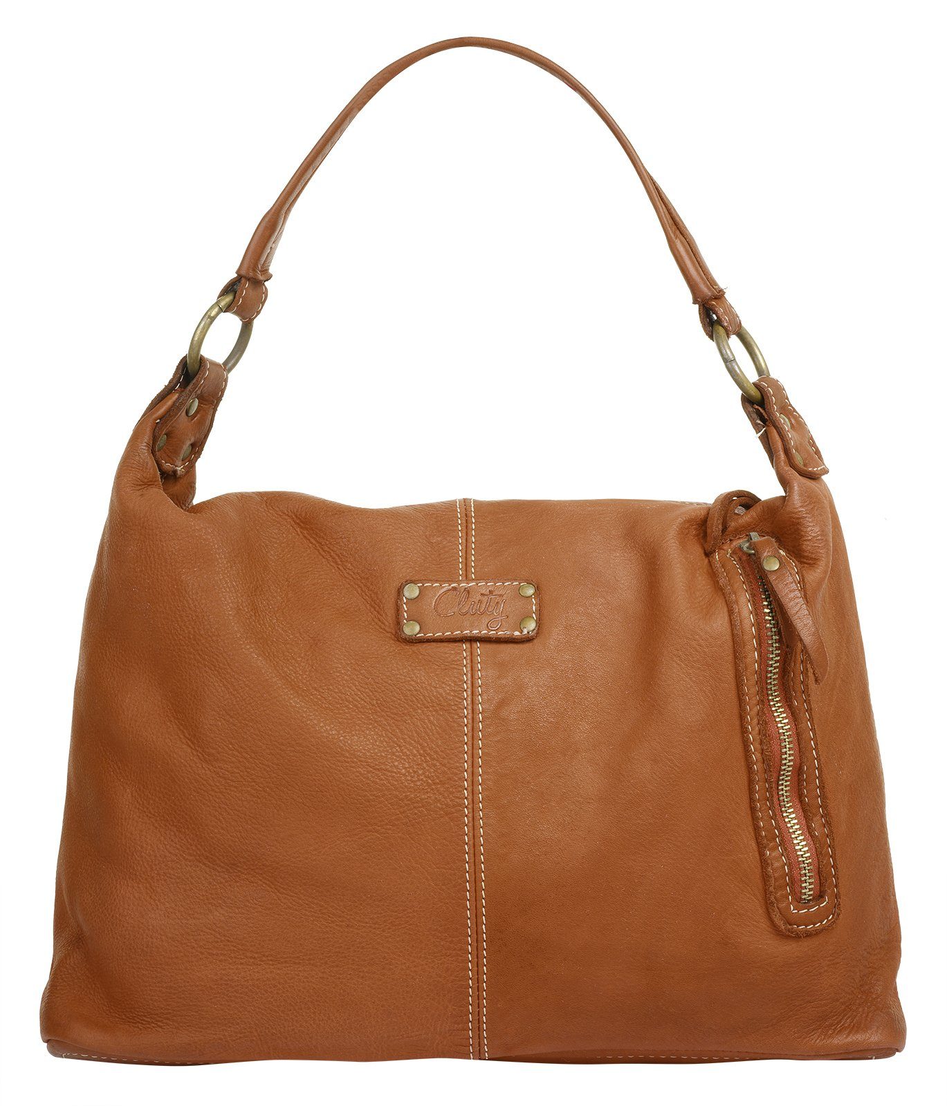 Cluty Shopper (1-tlg), echt Leder, Made in Italy