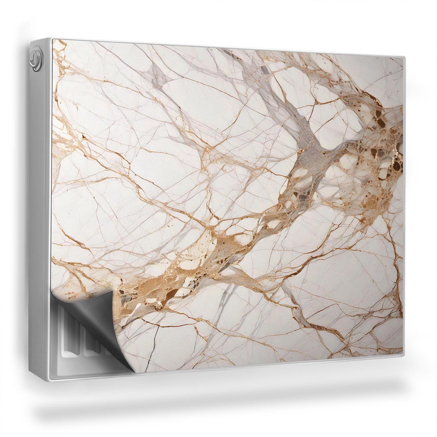 Tulup Magnetfolie Heizkörperverkleidung Glamour-Marmor Magnetmatte für Heiz günstig online kaufen