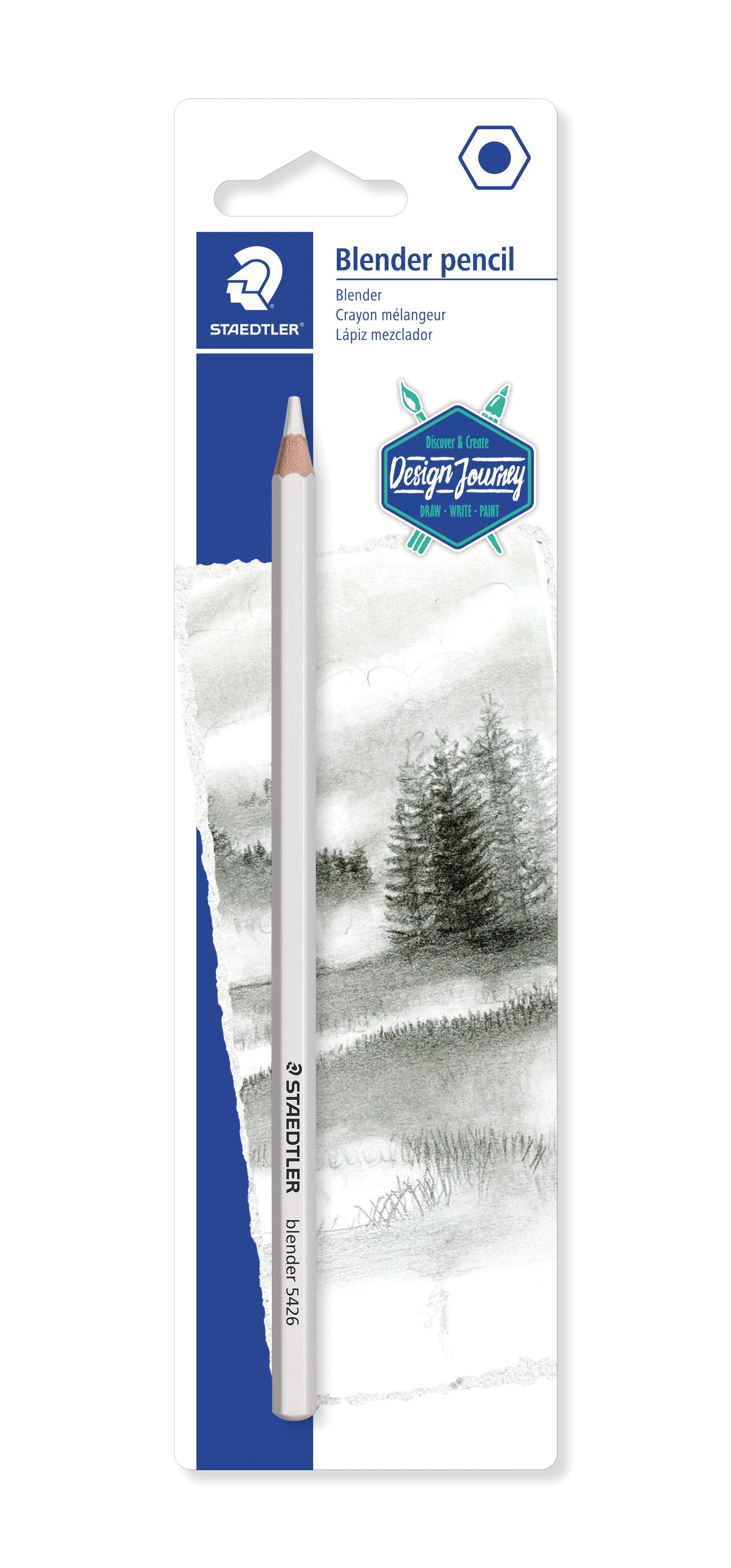 STAEDTLER Buntstift STAEDTLER Blenderstift Design Journey, weiß, Blister