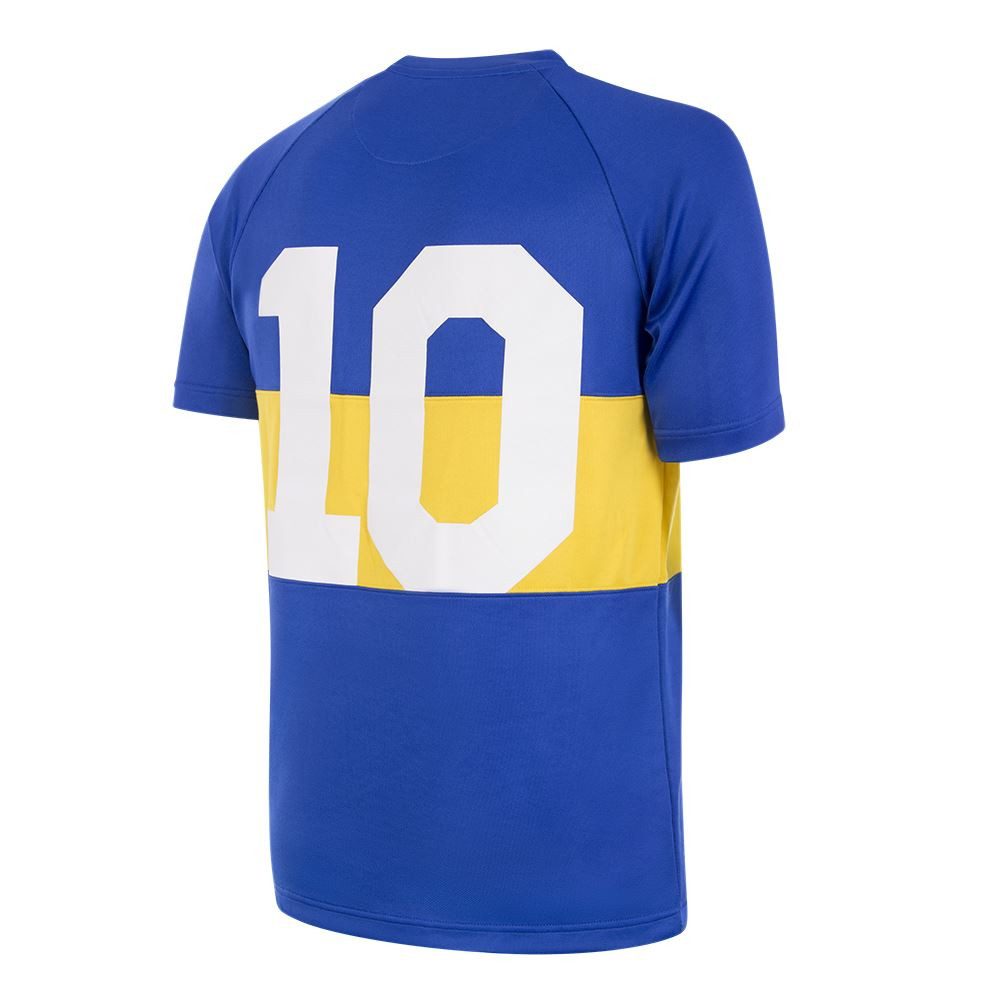 COPA T-Shirt Maradona X COPA Boca 1981 - 82 Retro Gesticktes Vereinsemblem