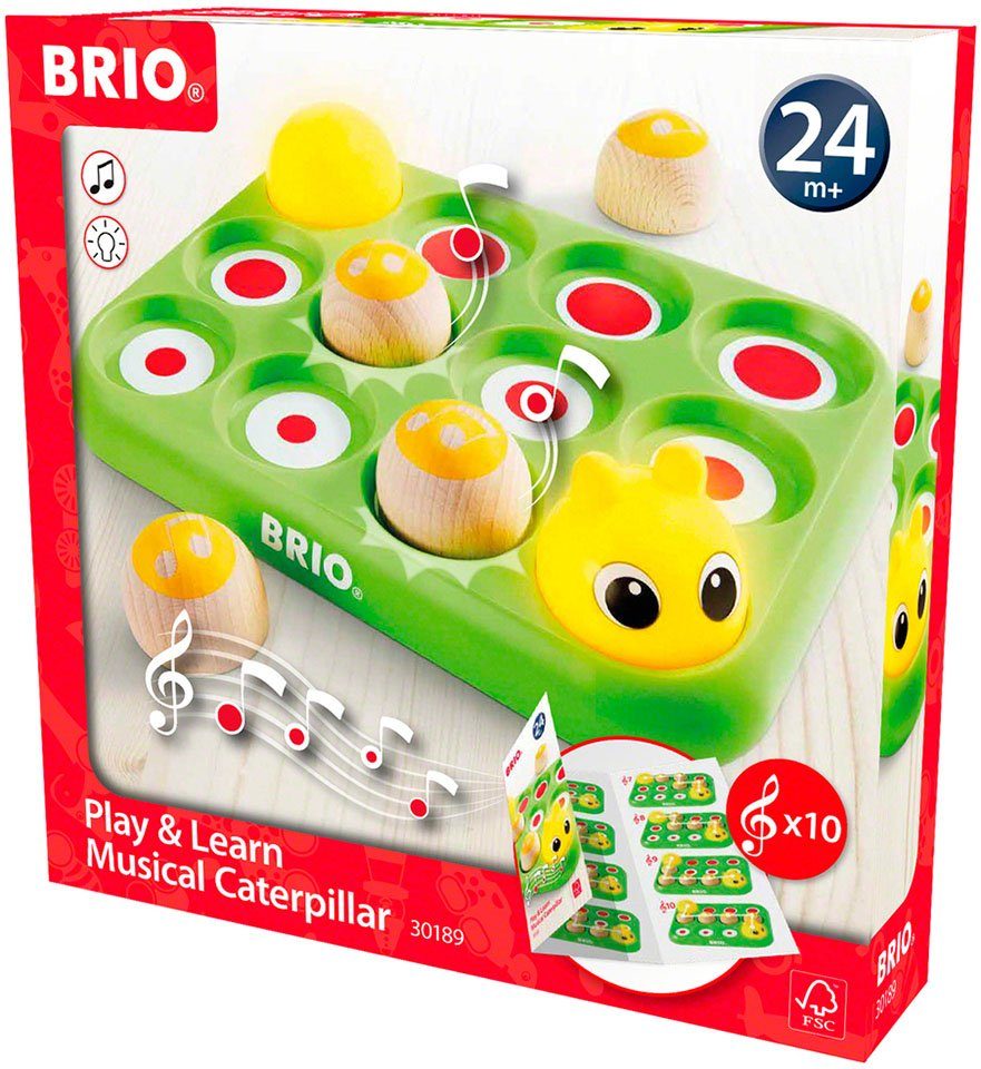 BRIO® Steckspielzeug Musikspiel Raupe