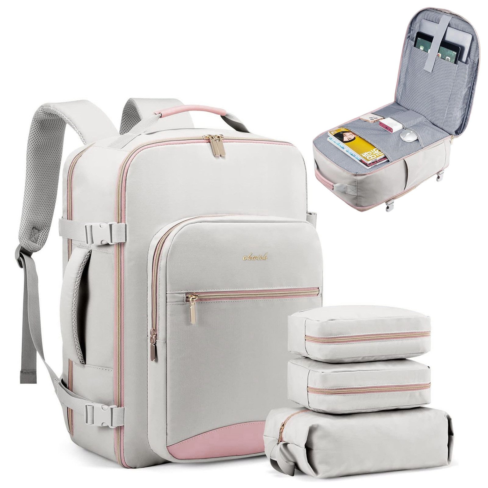 OKWISH Reiserucksack Laptoprucksack Freizeitrucksack Schulrucksack (Handgep günstig online kaufen