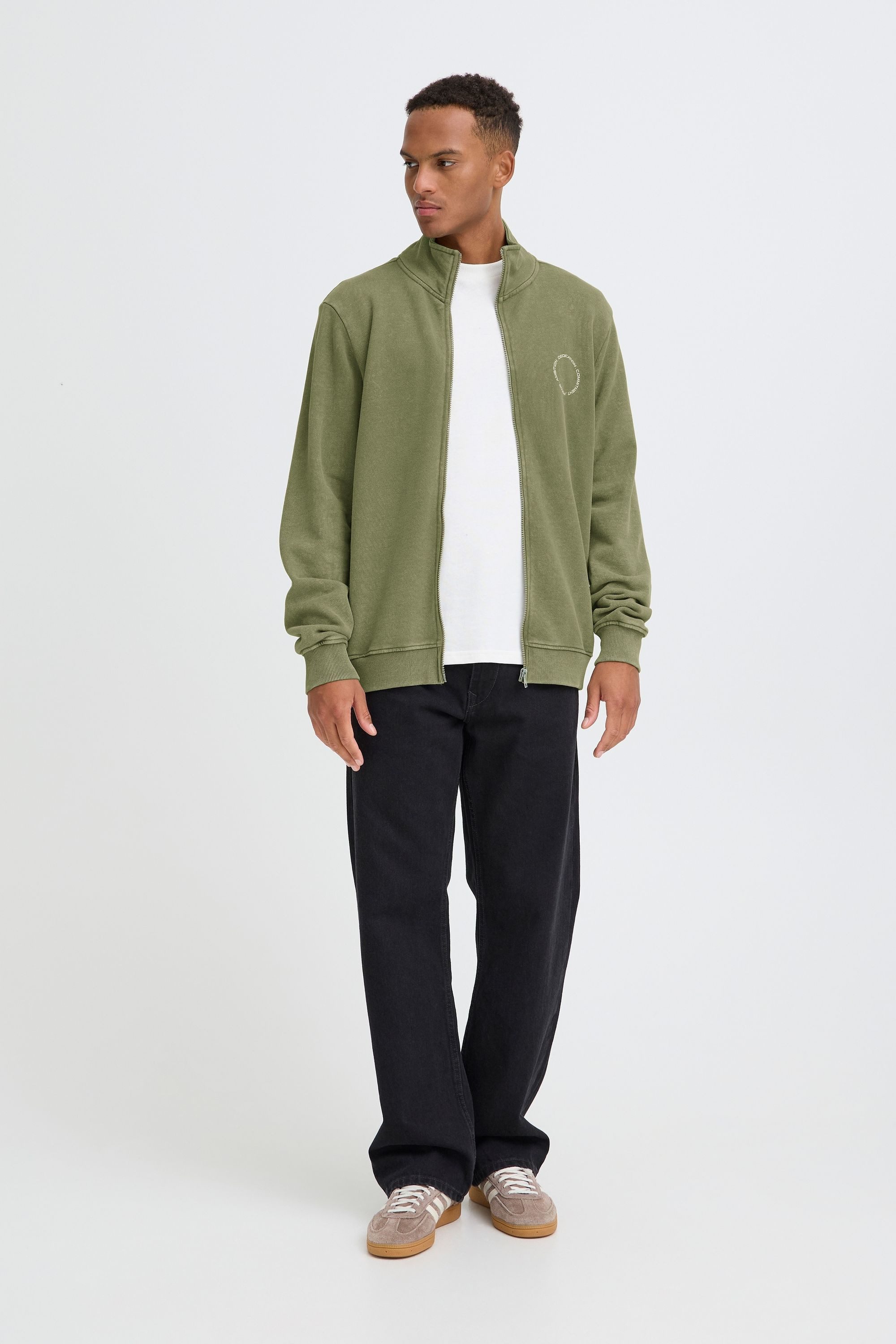 Blend Sweatjacke BHFactor Bequeme Sweatjacke mit Stehkragen – Bild 3 von 5
