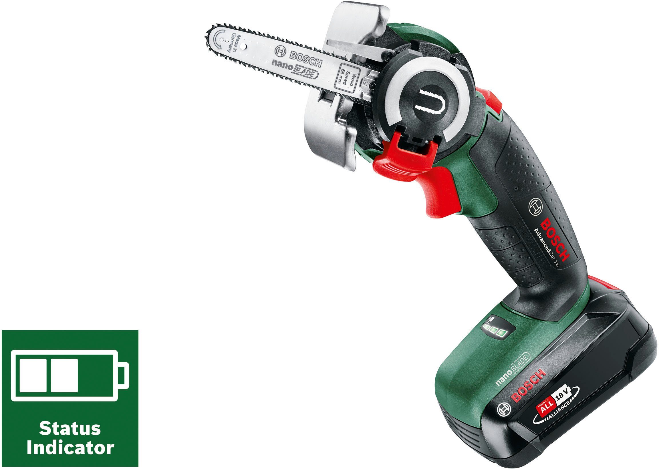 Bosch AdvancedCut & Akku 18, Akku-Säbelsäge ohne und 18 V, Home Garden Ladegerät