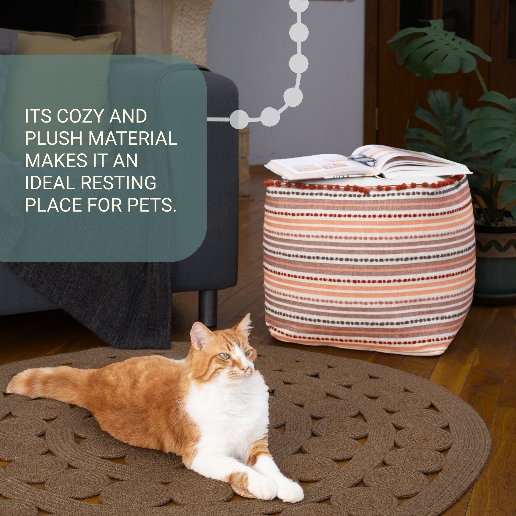 Dekorist Pouf Dekorist Pouf Stool, Pouf günstig online kaufen