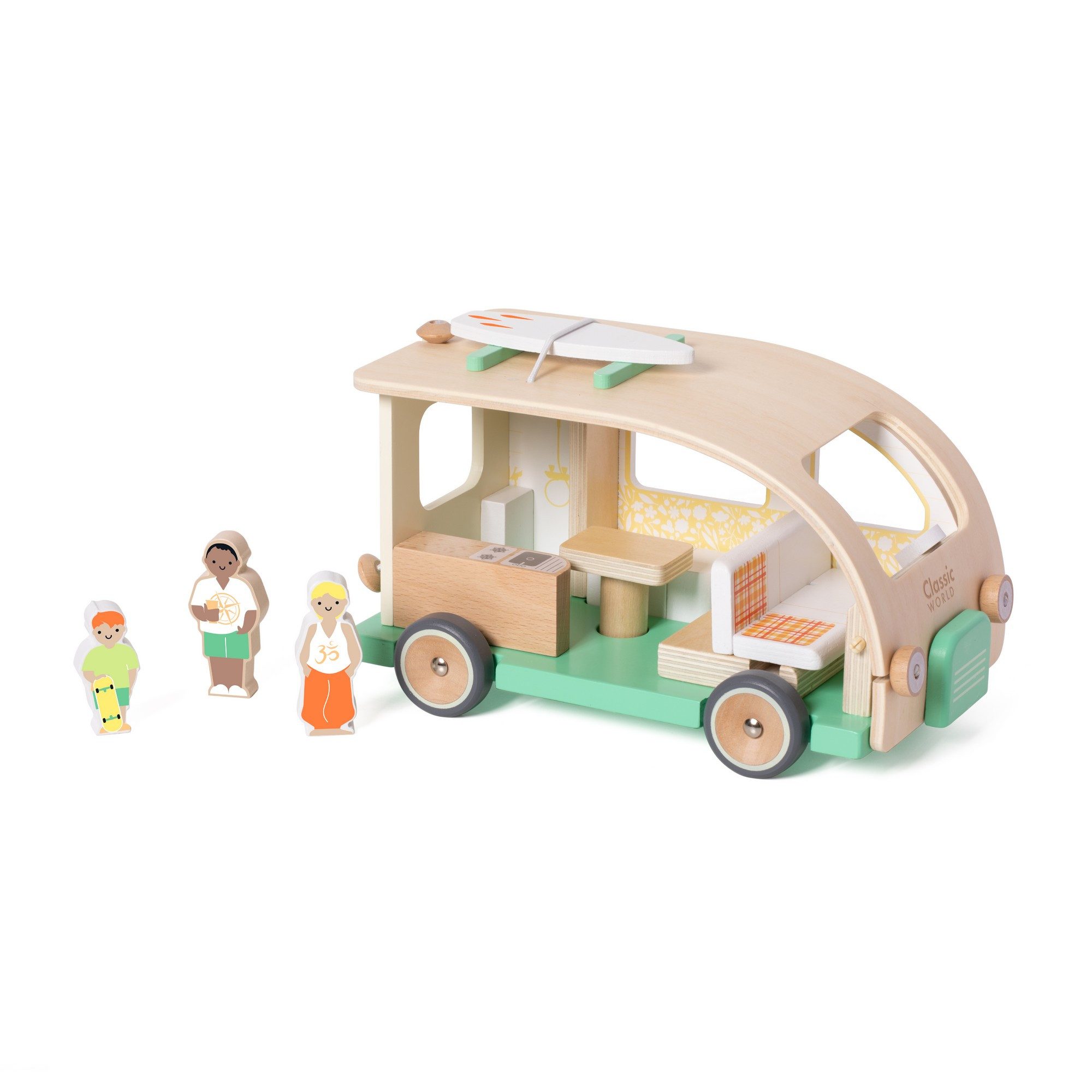 Classic World Spielzeug-Bus Classic World - Wohnmobil - 24,8x14x14,8cm - ab 18 Monaten