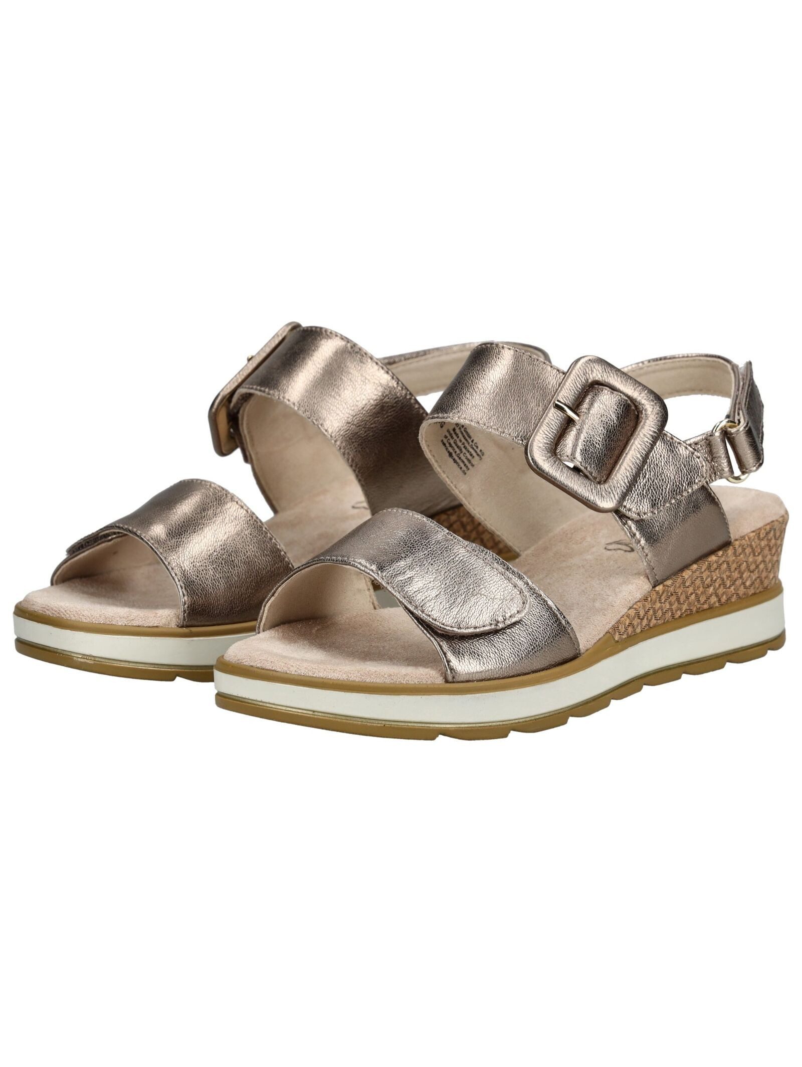 Caprice Sandalen Leder . Keilsandalette