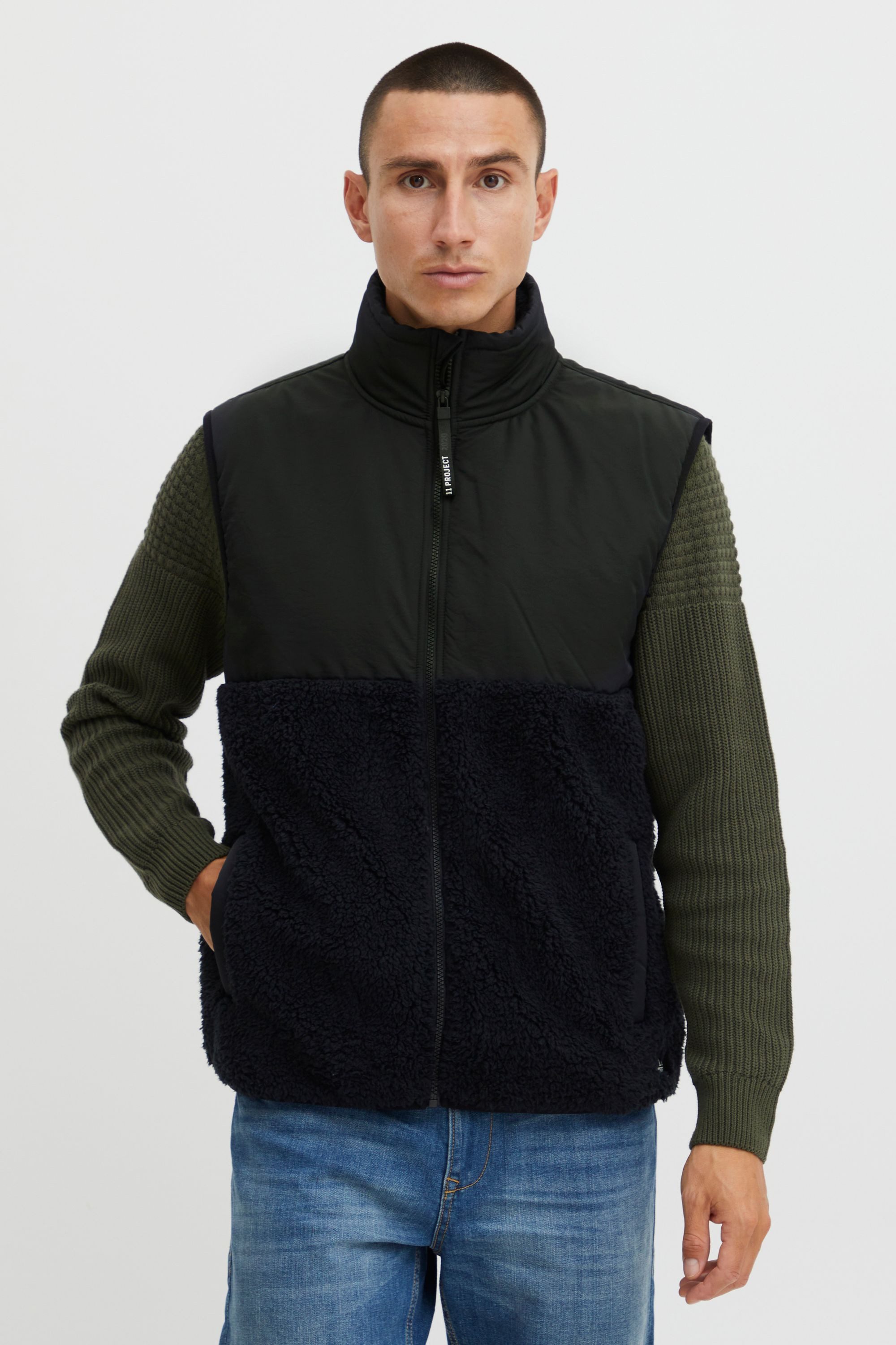 Fellimitatweste PRPietto Teddy Vest 21300976-ME