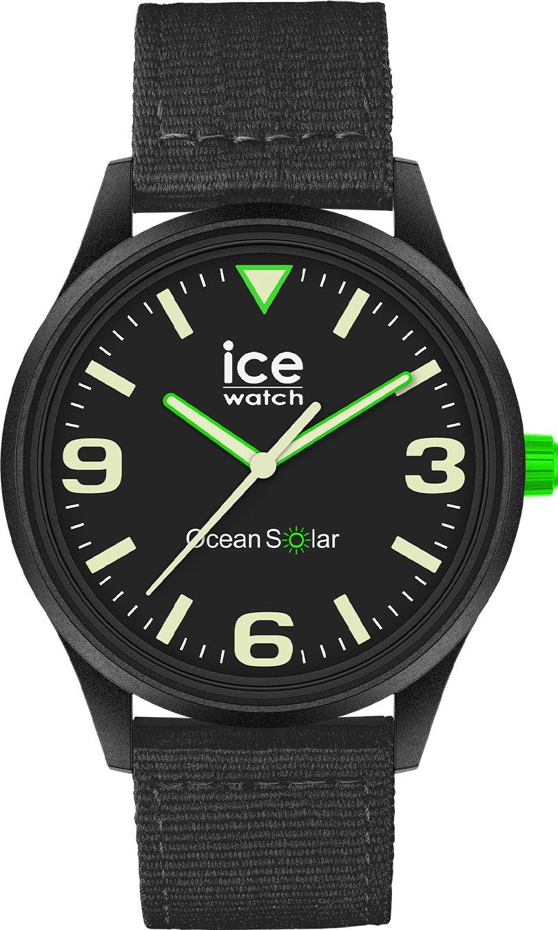 ocean SOLAR, 019647 ice-watch schwarz ICE - Solaruhr