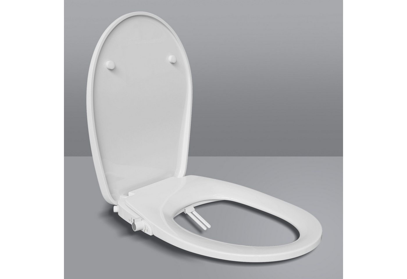 Thumbnail - HOROW Dusch-WC-Sitz Toilettendeckel mit Bidet, Absenkautomatik, Duroplast, zurReinigung abnehmbar