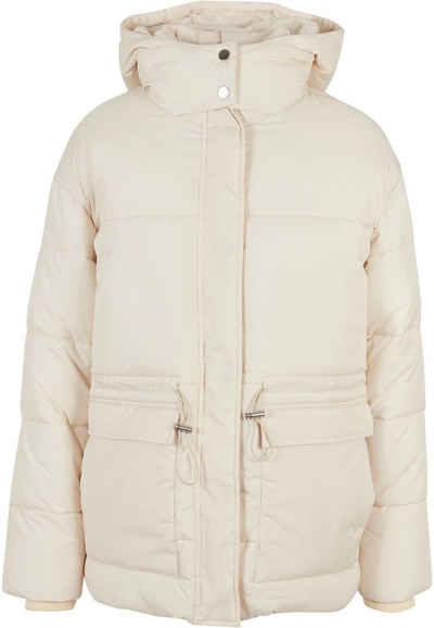 URBAN CLASSICS Winterjacke Urban Classics Damen Ladies Waisted Puffer Jacket (1-St)