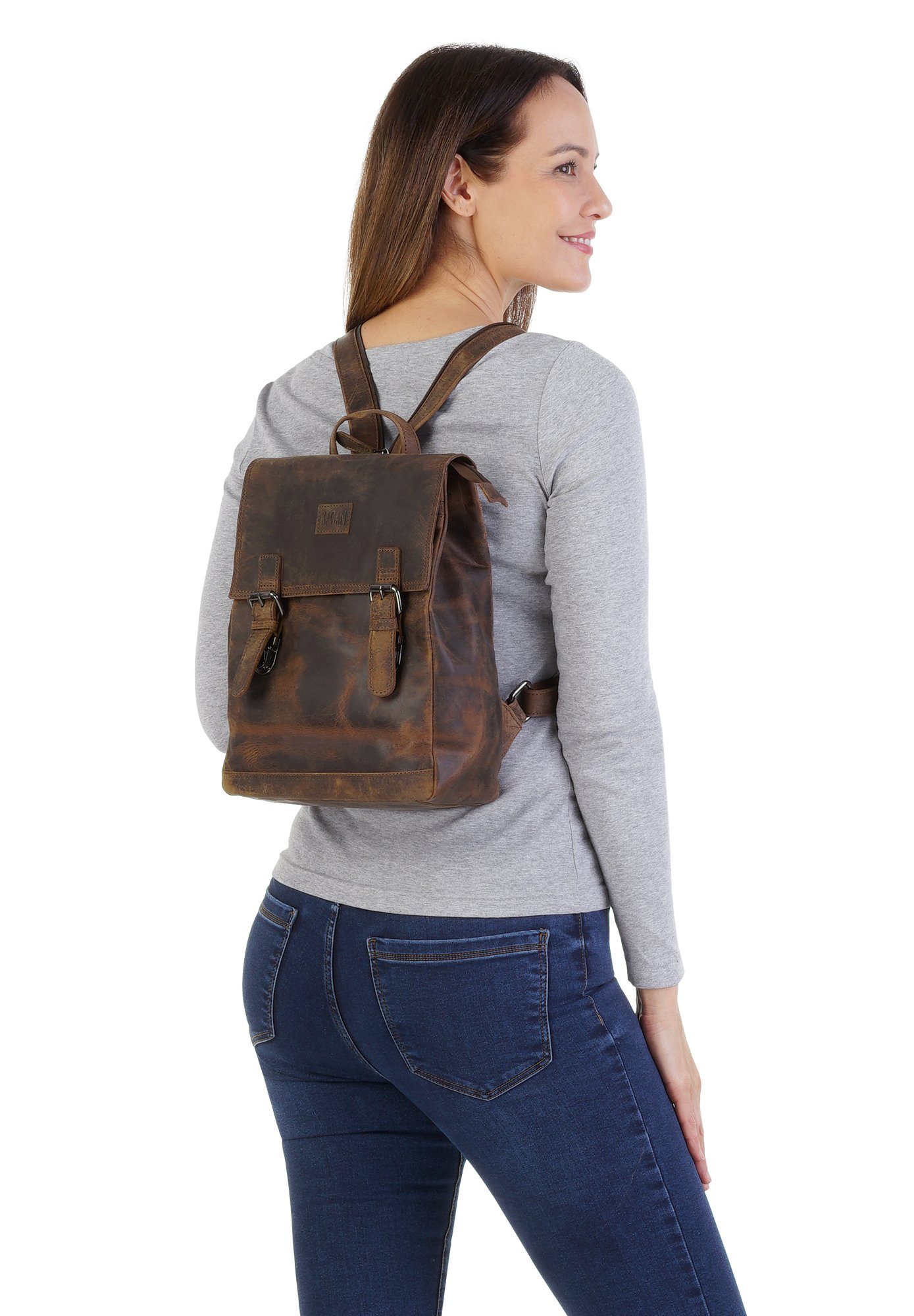 Bagan Cityrucksack, echt Leder günstig online kaufen