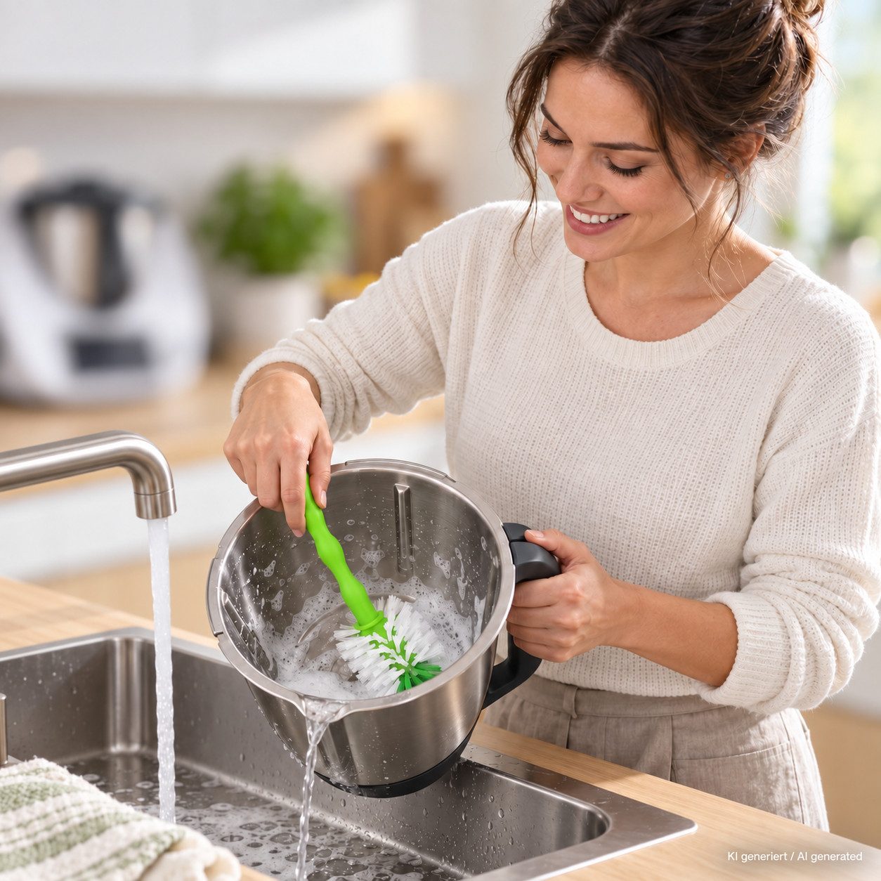 matrasa Reinigungsbürste Spülbürste mit Nylonborsten passend für Thermomix, Tassen, Thermomix, (5-tlg., 5er Set, je Farbe 1x) – Bild 2 von 4