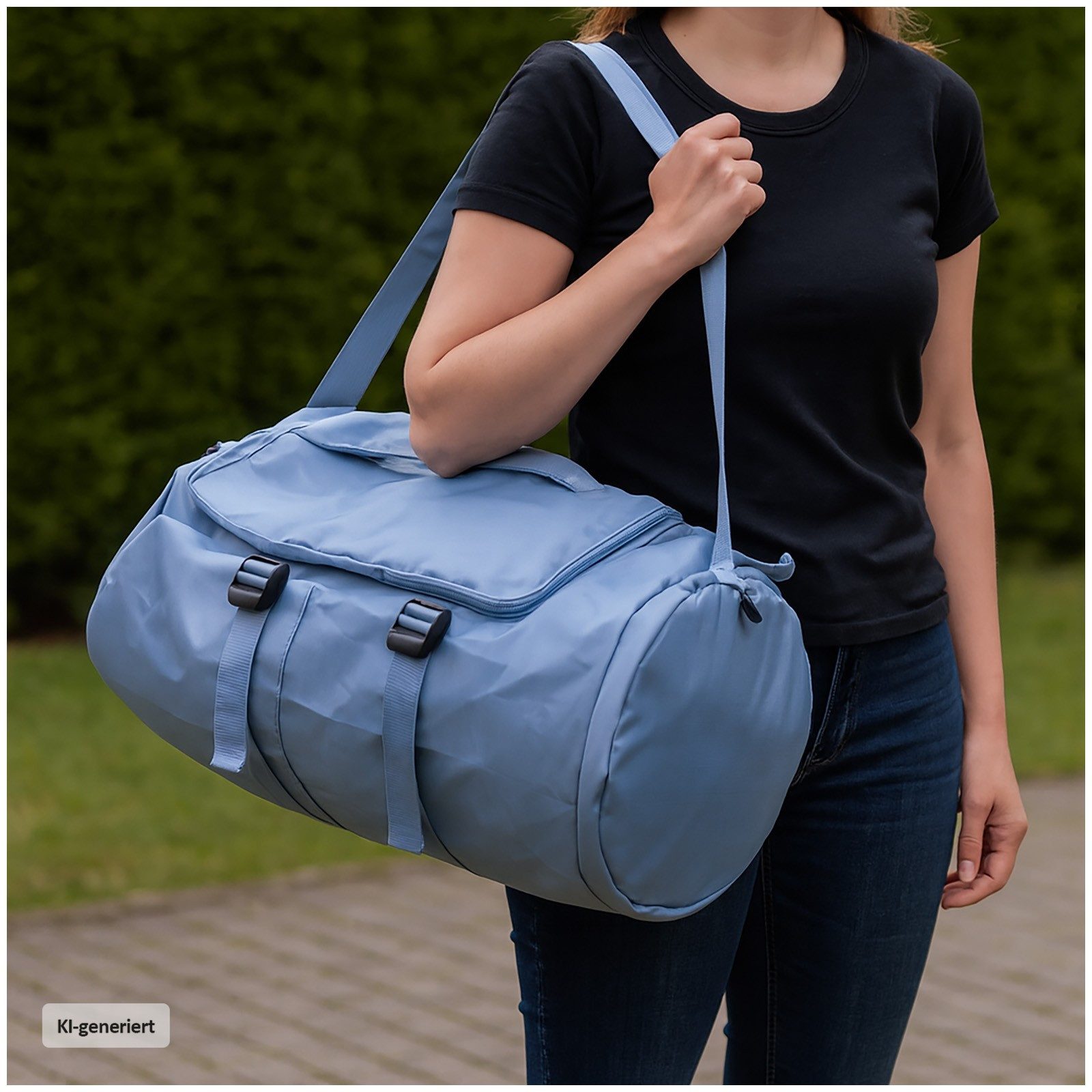 HTI-Living Rucksack 2-in-1 Sporttasche und Rucksack (Stück), 2 in 1 B/H/T 25 x 43 x 15 cm 14 Liter