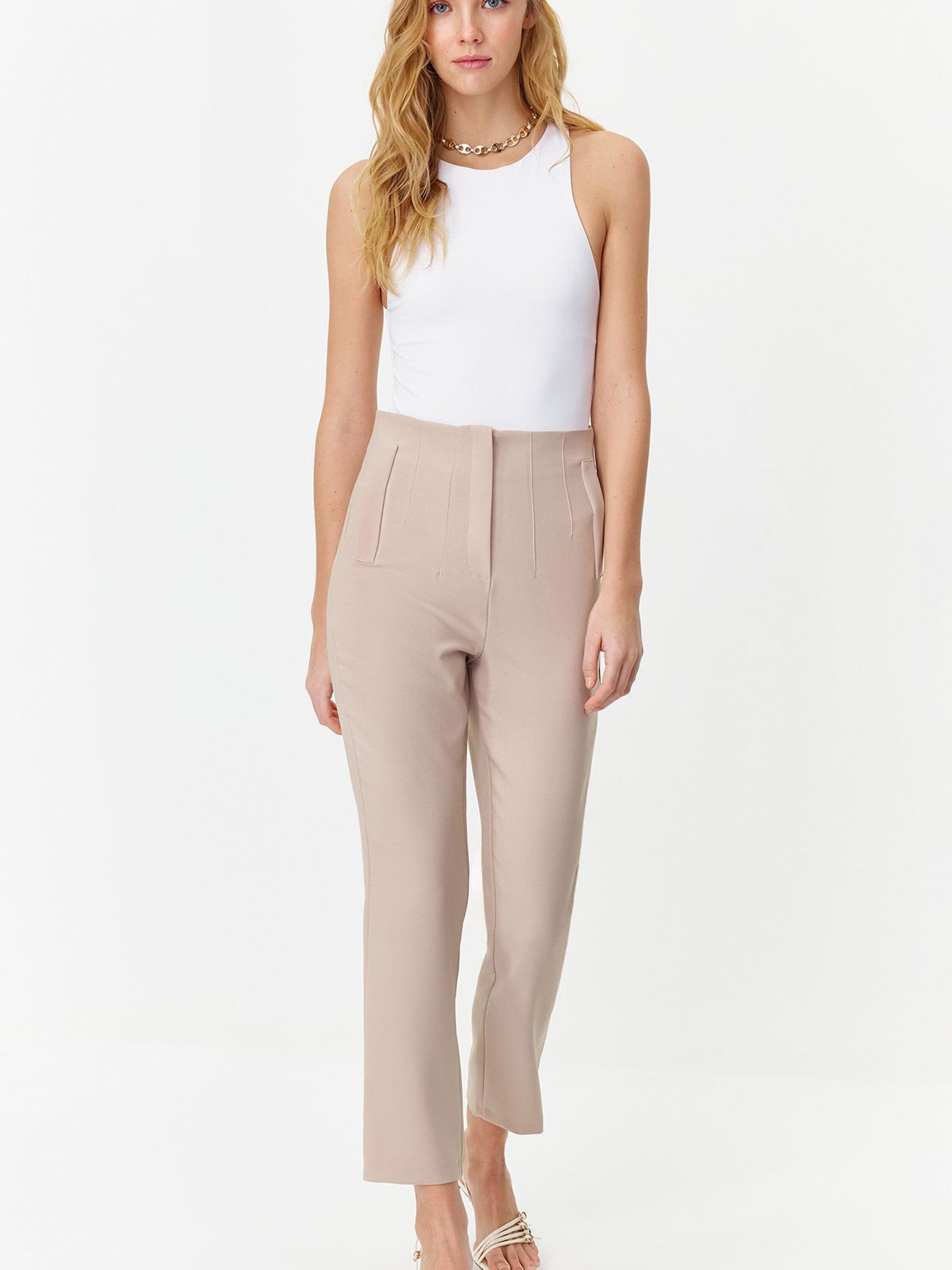 Trendyol 7/8-Hose (1-tlg) Plain/ohne Details