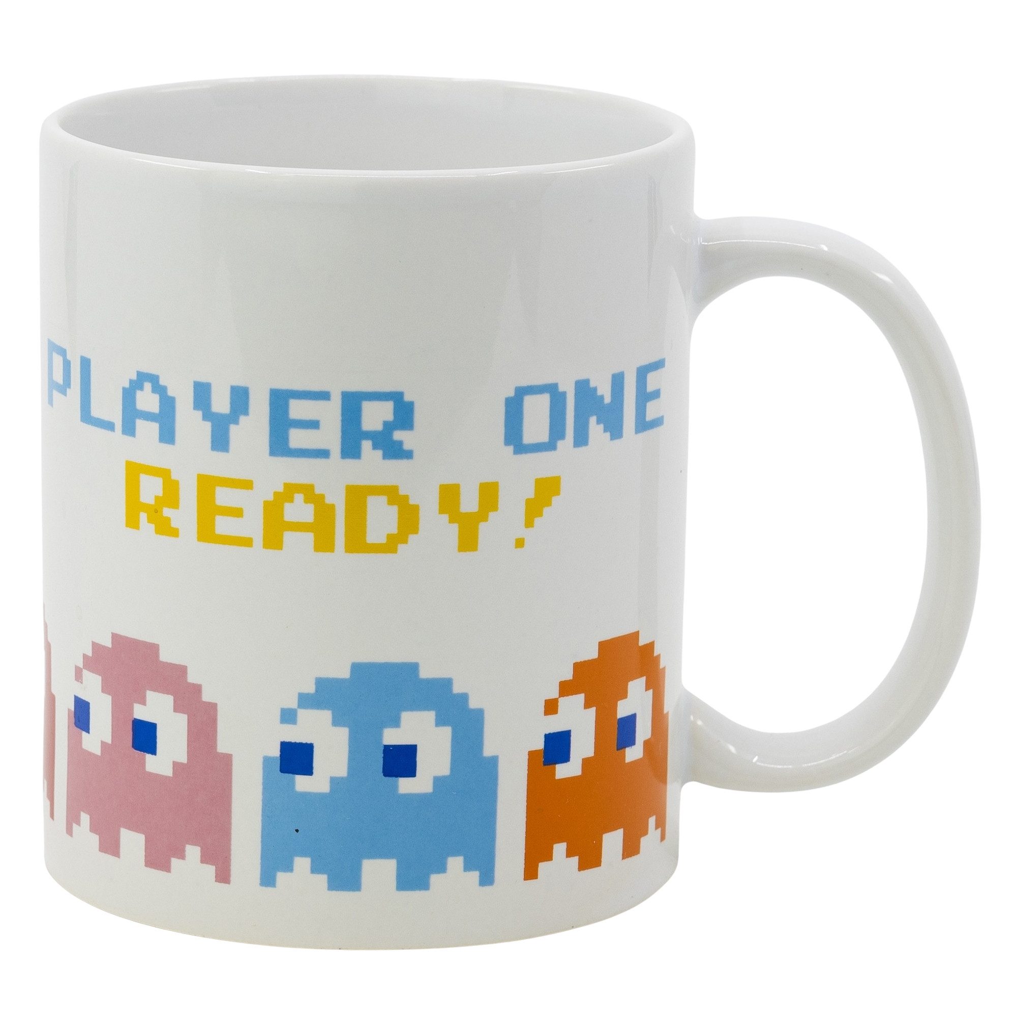 Pac-Man Tasse Gamer PAC-MAN Teetasse Tasse Kaffeetasse Geschenkidee 325 ml, Keramik
