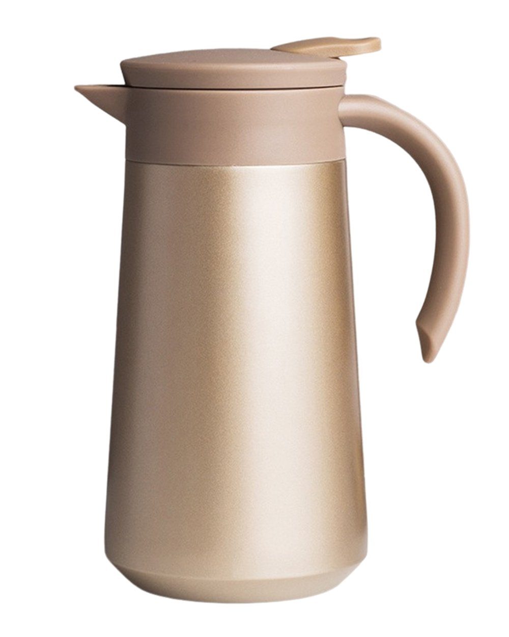 Dekorative Isolierflasche Isolierkanne 800 ml hochwertig Kaffeekanne Teekanne, Kaffeekanne Edelstahl Thermoskanne mit großer Kapazität