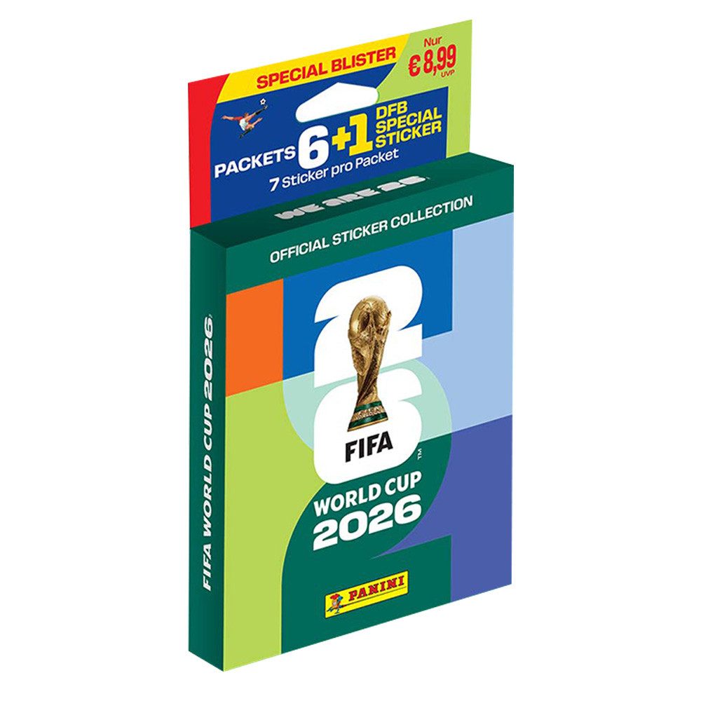 Panini Sammelkarte Panini FIFA World Cup 2026 Sticker - 1 Eco-Blister #1 (6 Tüten)