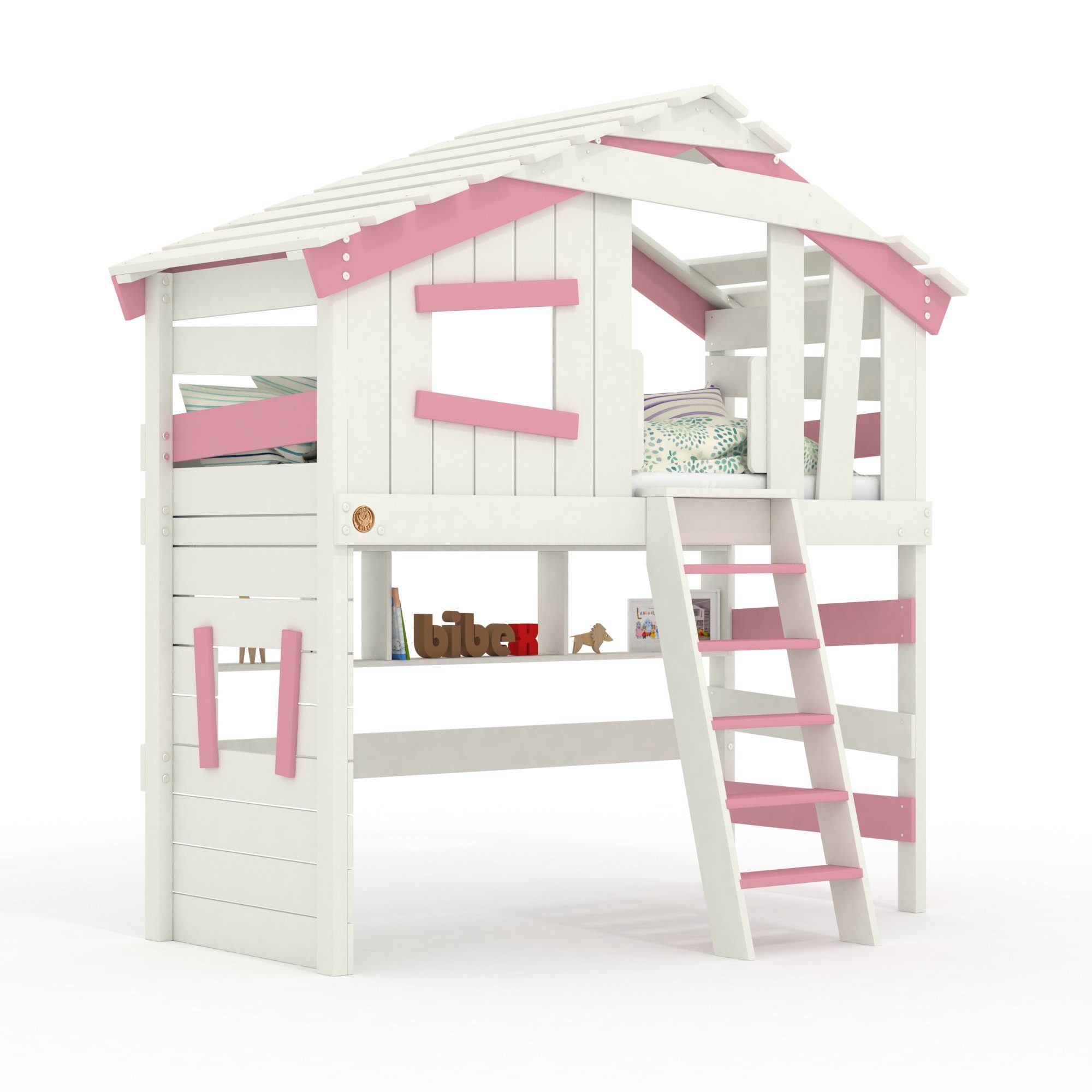 bibex Hochbett ALPIN CHALET Hochbett, Kinderbett, günstig online kaufen