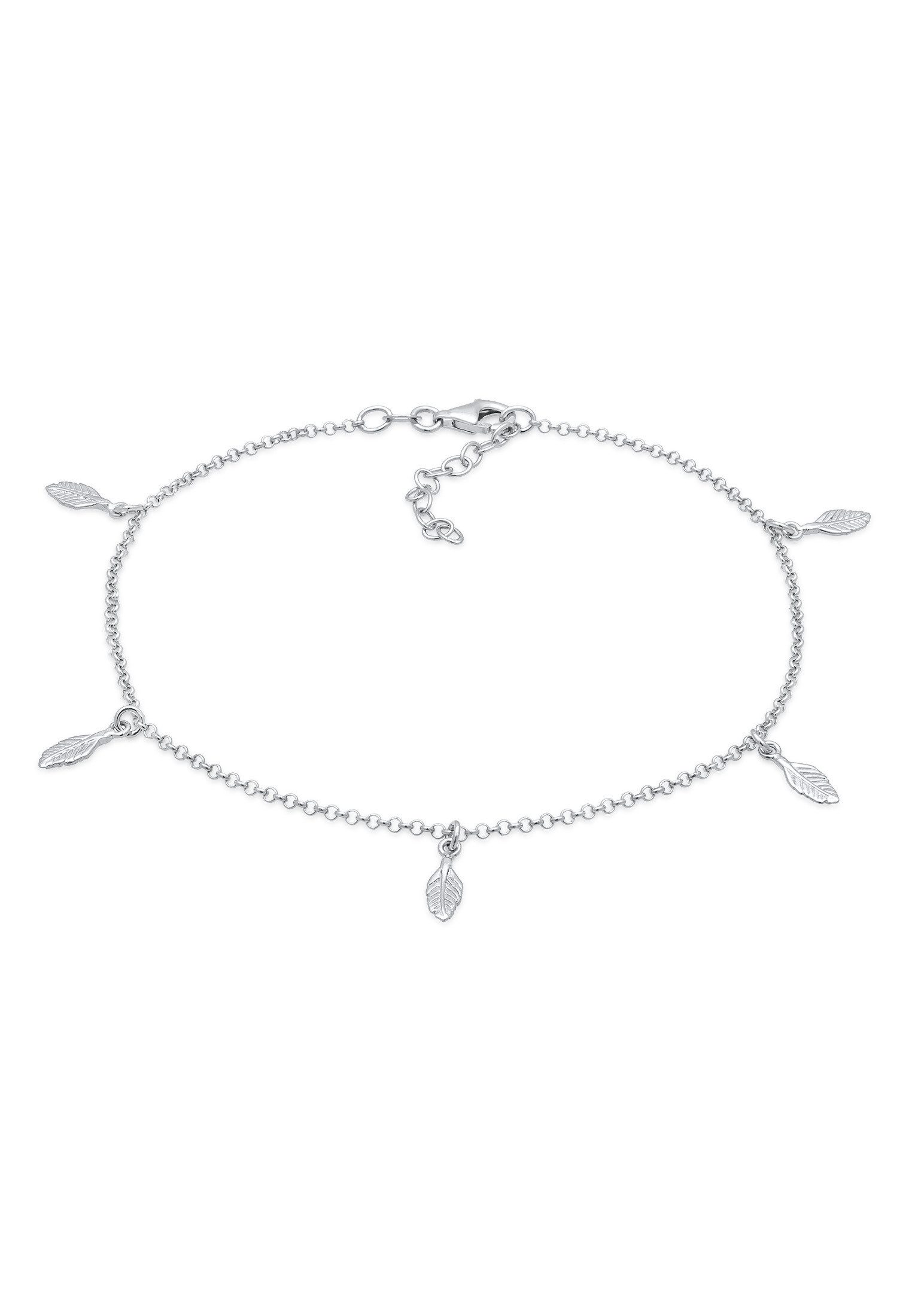 Elli Fußkette Feder Boho 925 Sterling Silber