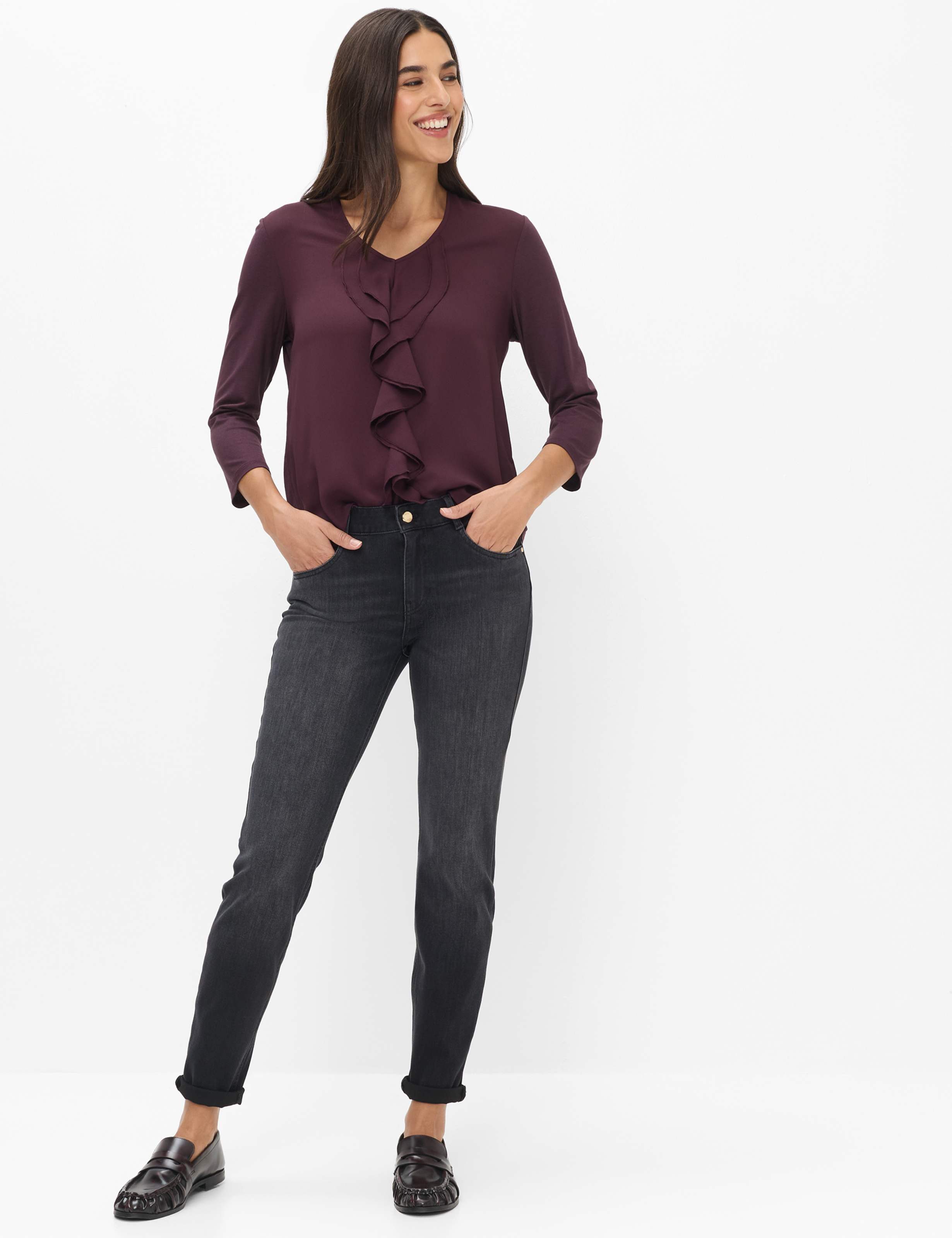 Brax 5-Pocket-Jeans Style SHAKIRA Denim: Five-Pocket im Slim Fit – Bild 2 von 5