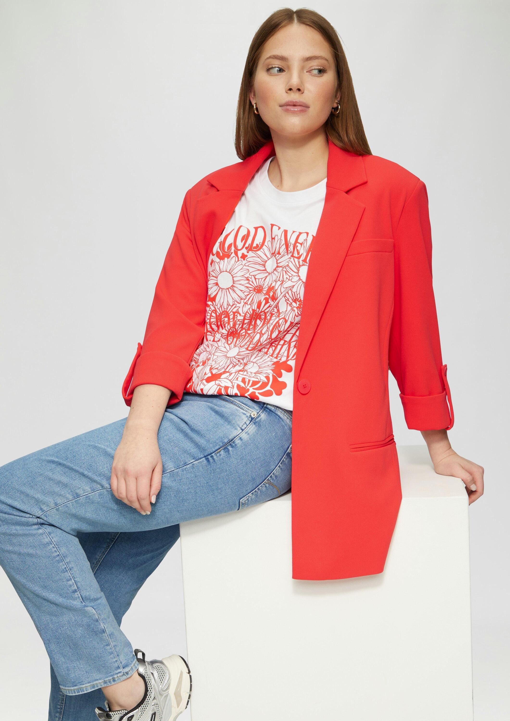 QS Jackenblazer Indoor-Blazer Blazer mit Reverskragen