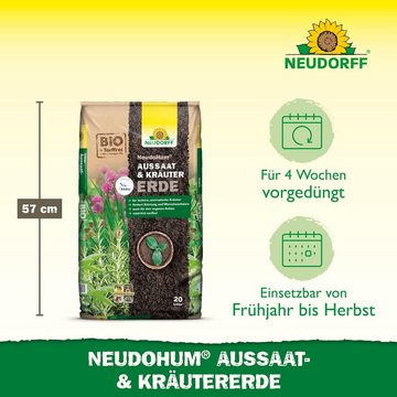 Neudorff Anzucht- und Kräutererde Neudorff NeudoHum Aussaat- & KräuterErde 20 Liter