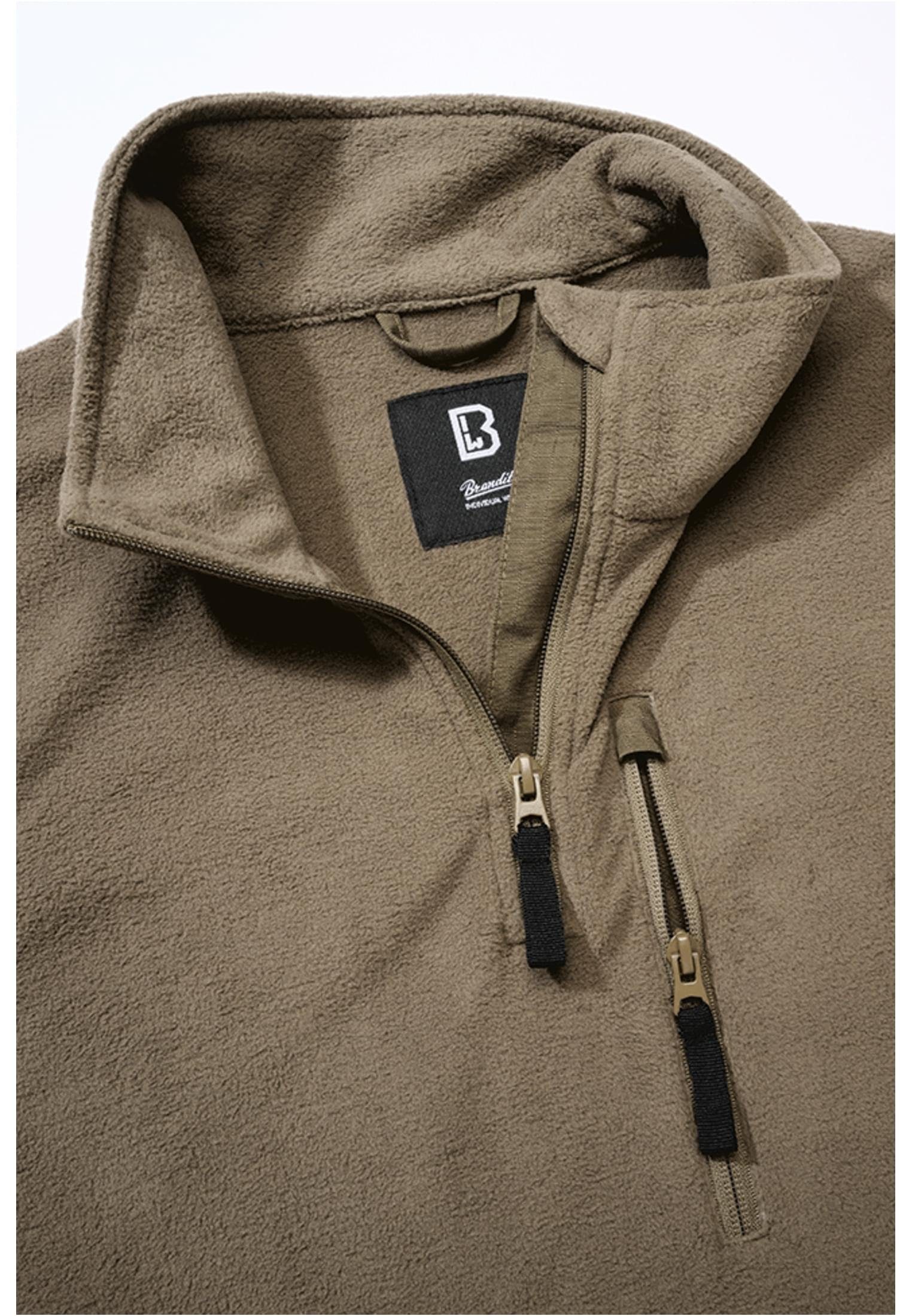 Brandit Sweater Herren Fleece (1-tlg) olive Troyer