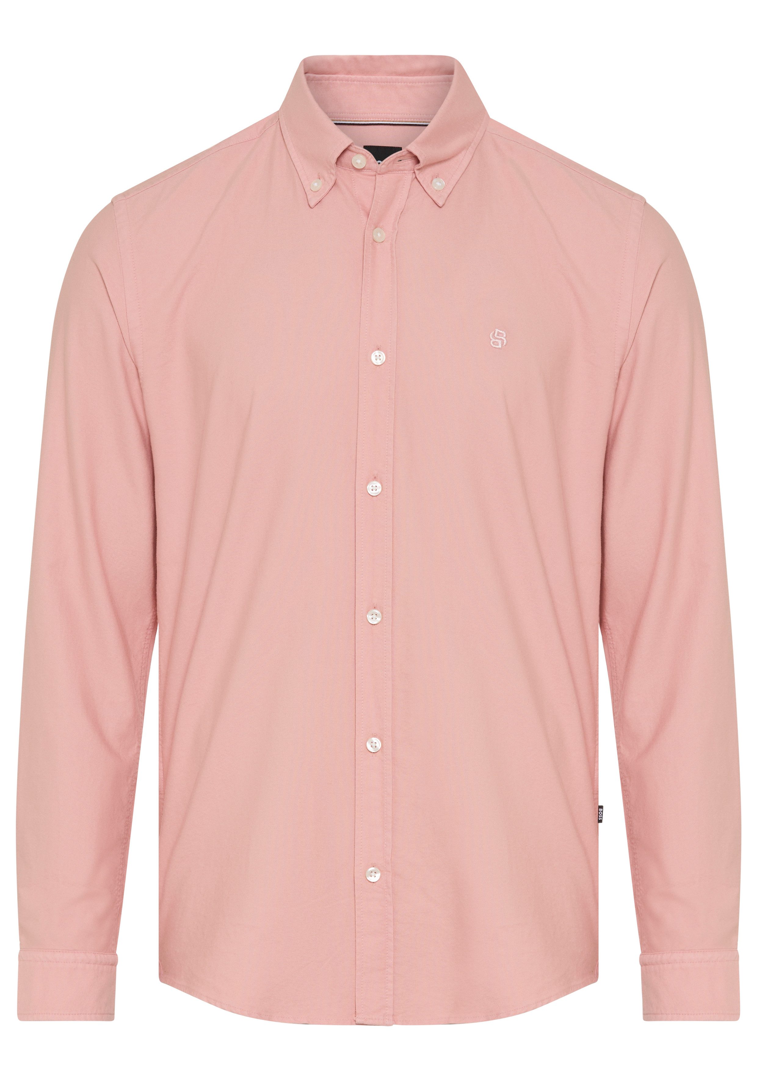 BOSS Businesshemd ROAN Langarm, Button-Down-Kragen, slim fit