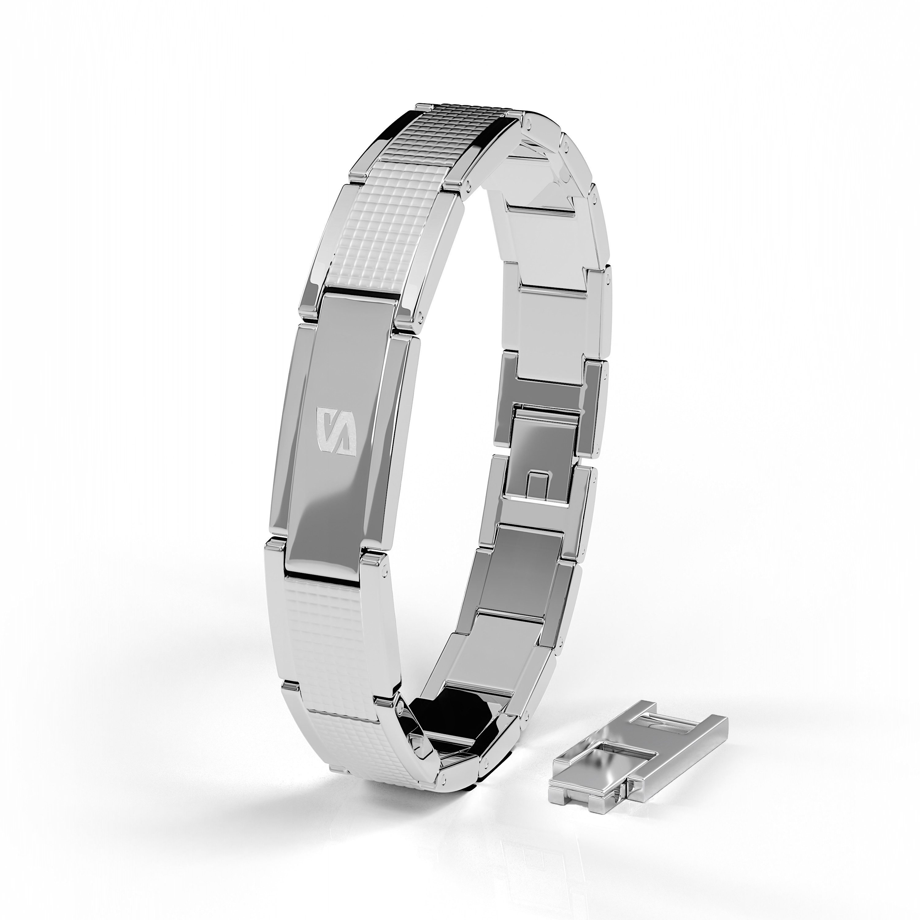 SERASAR Armband Edelstahlarmband für Herren. Impact