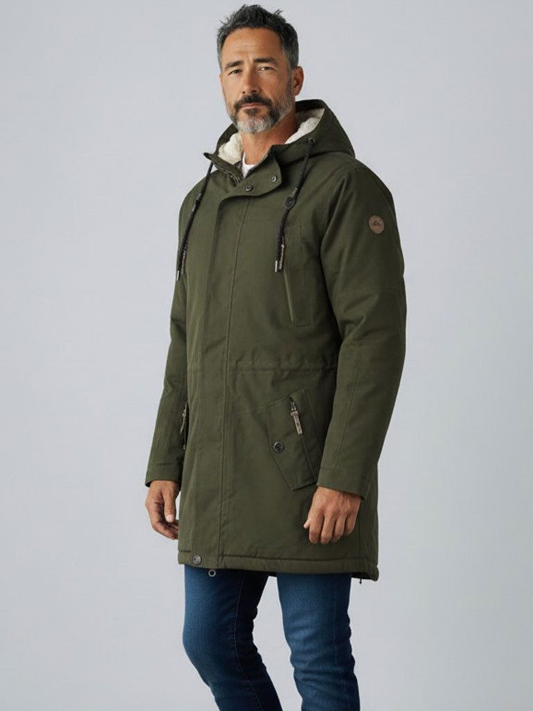 Blue Wave Funktionsmantel Herren Funktionsparka Jacke Kuddel - Parka Winter günstig online kaufen