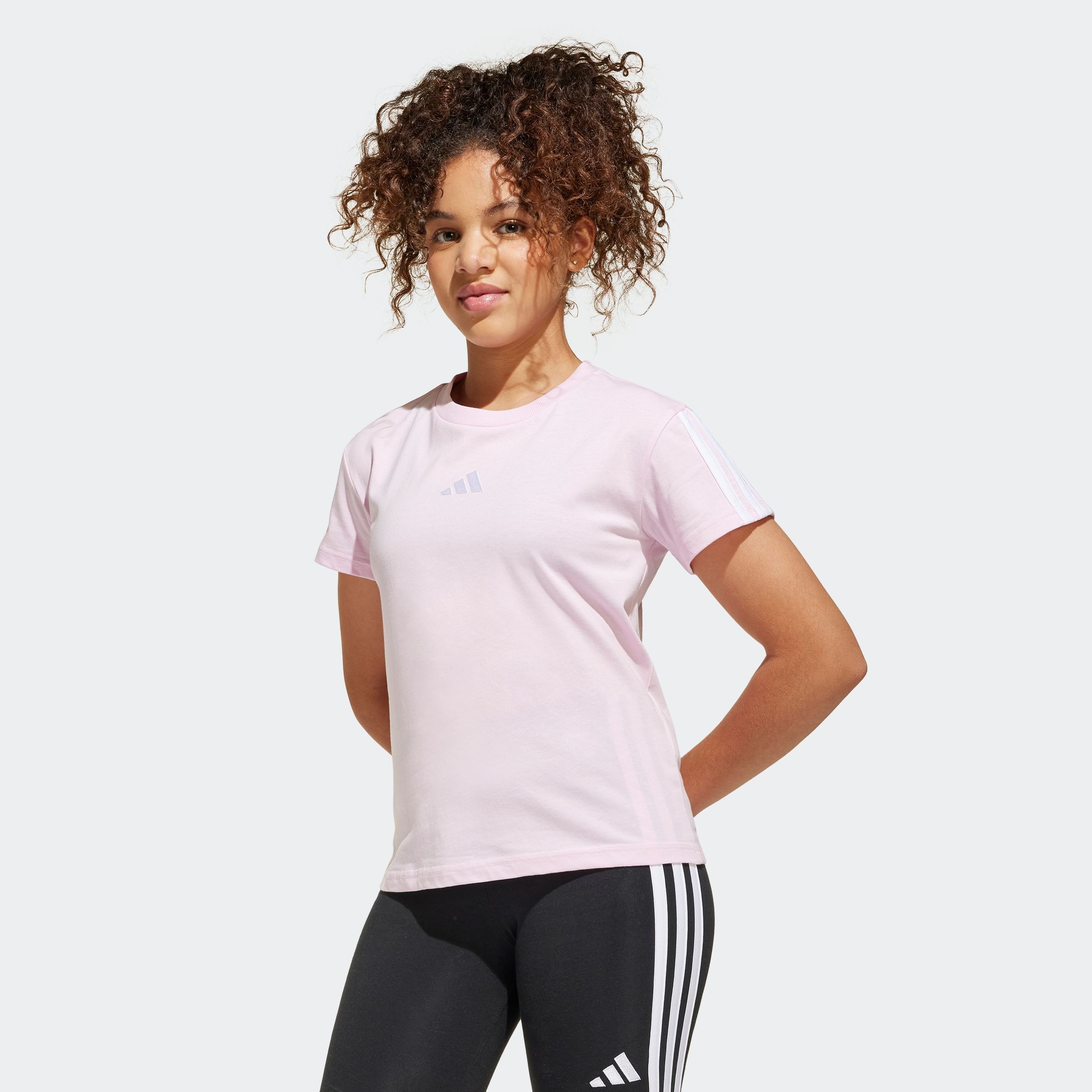 adidas Sportswear T-Shirt ESSENTIALS KIDS für Kinder, mit Rundhalsausschnitt, ohne Verschluss, aus Baumwolle