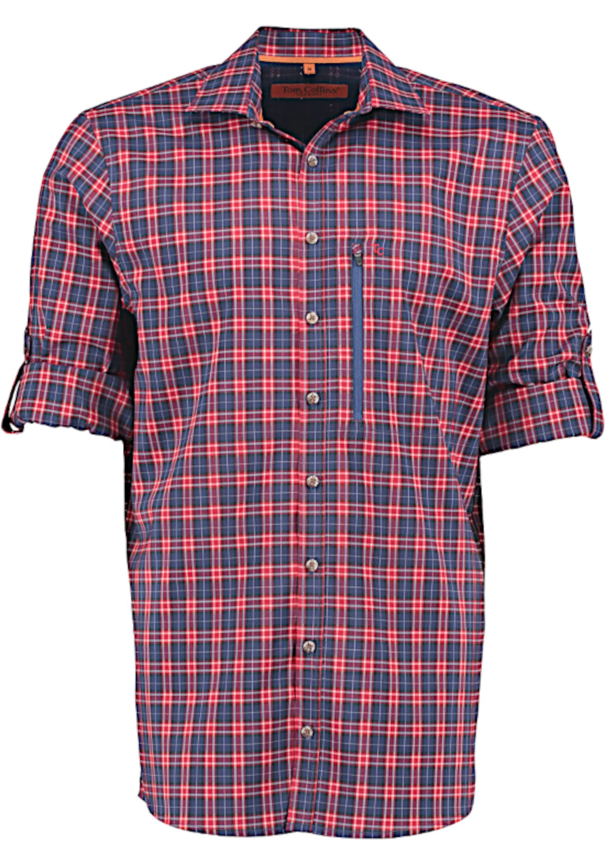 Tom Collins Outdoorhemd TH-0406 Outdoorhemd mit Stretch, Krempelarm Regular günstig online kaufen