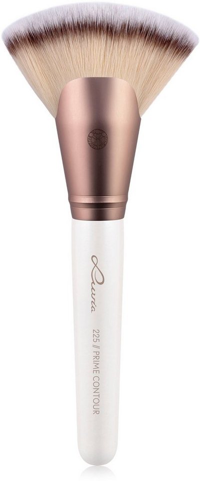 Luvia Cosmetics Konturpinsel PRIME CONTOUR, Fächer-Form, Bzrau-Pinselhaar, für Cream Contour und Puder.