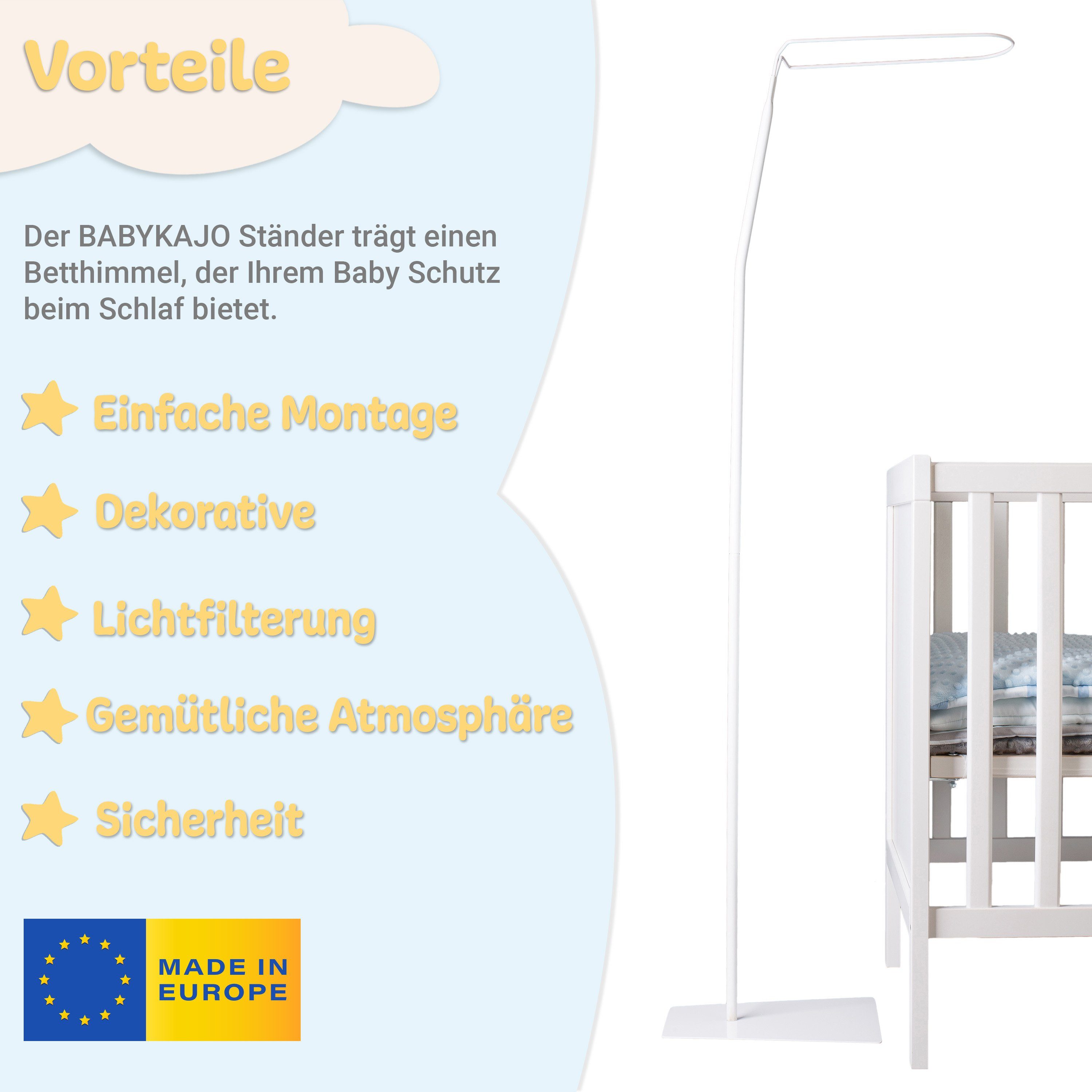 Babykajo Betthimmel (4-tlg), Himmelstange für Babybett – Stange für Betthim günstig online kaufen