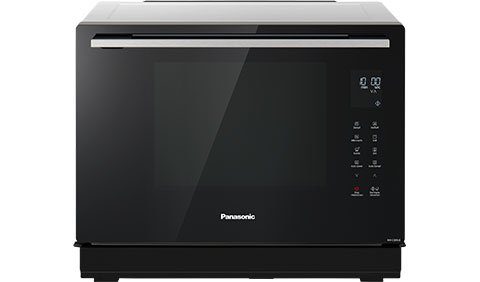 Panasonic Mikrowelle NN-CS89LBGPG, Dampfgarfunktion, Grill und Heißluft, Mikrowelle, 31 l