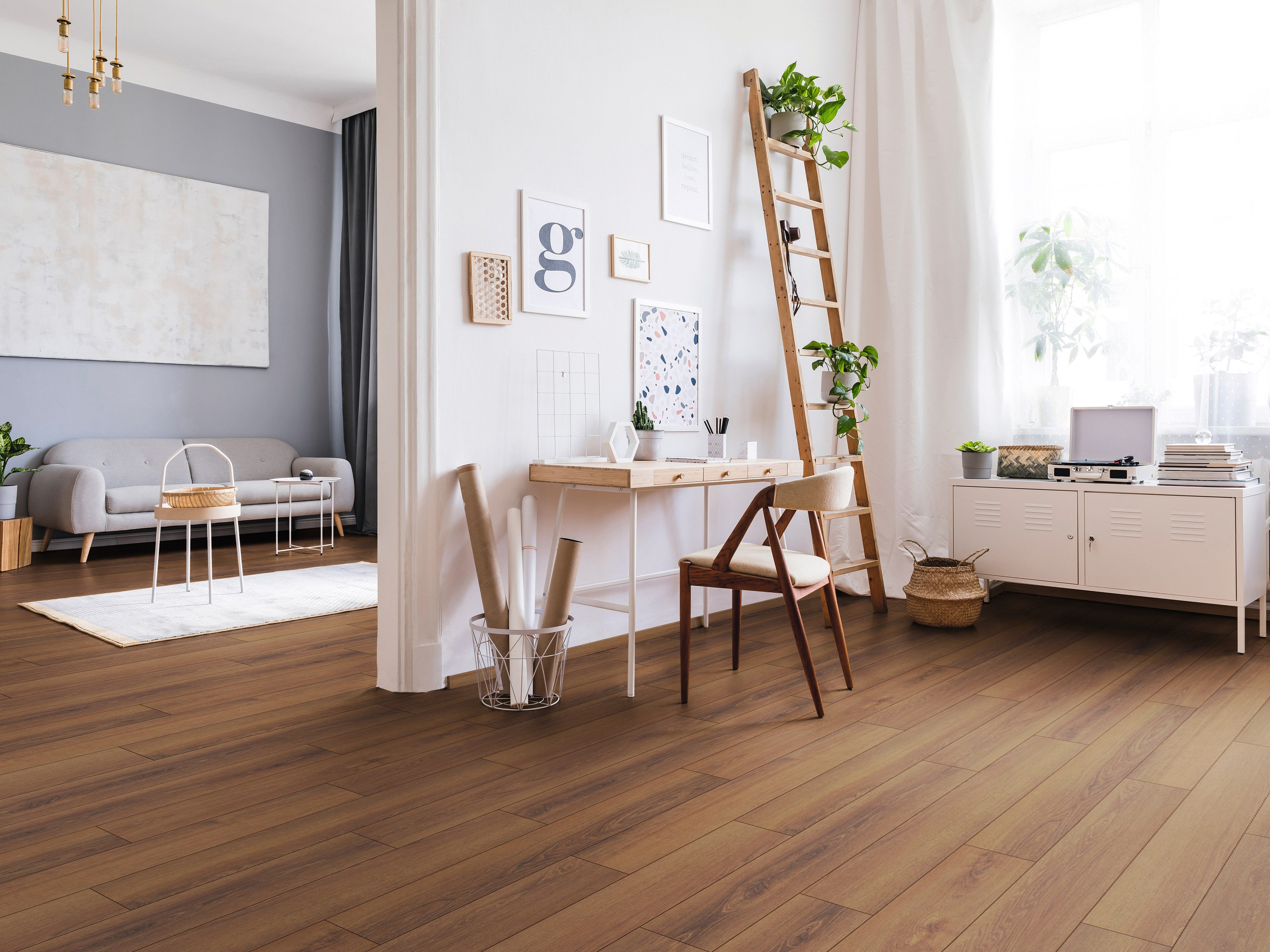 KRONO Laminat KronoFlooring Laminat Atlantic Grizzly Montreux Oak Landhausdiele 7 mm