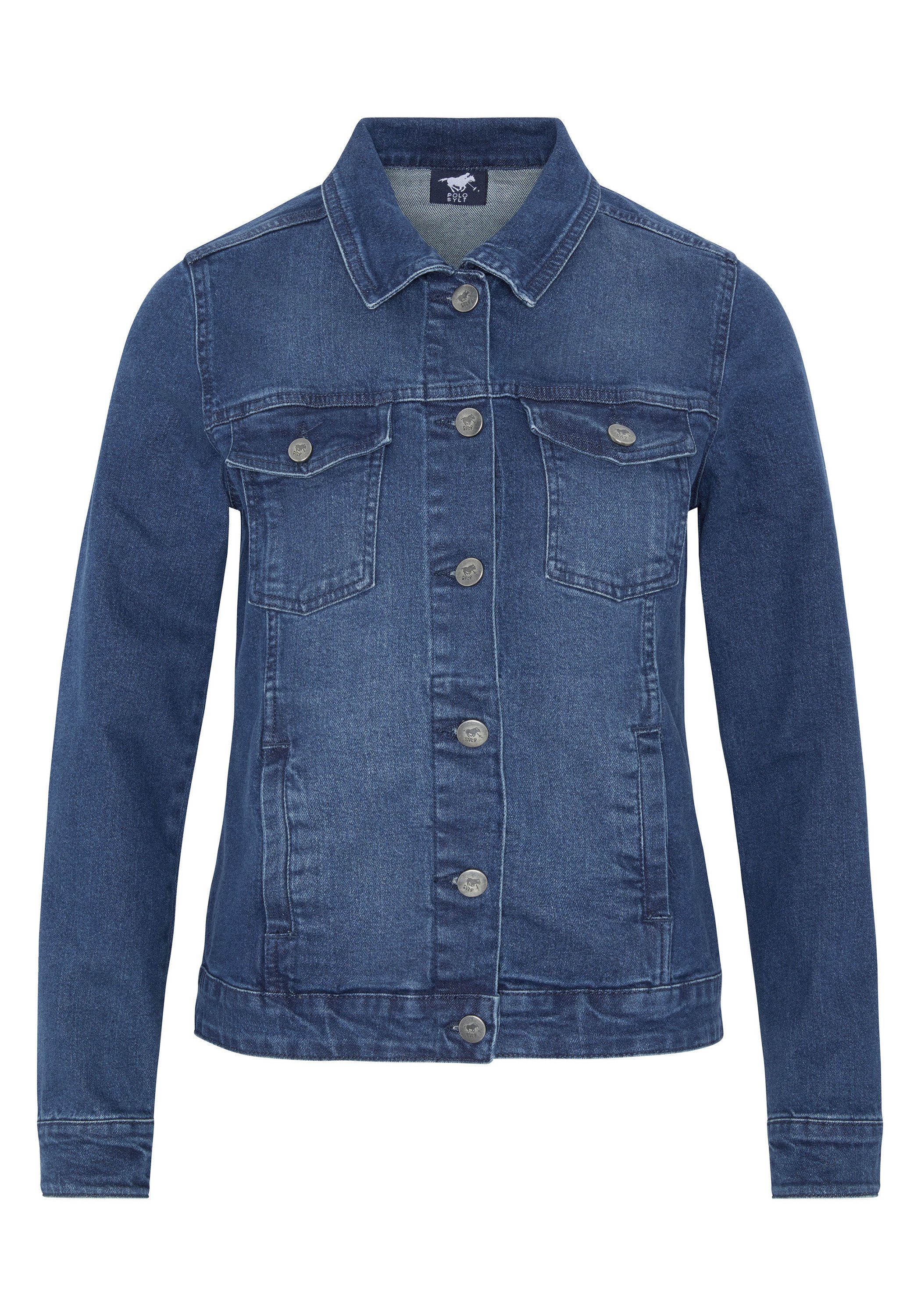Polo Sylt Jeansjacke in verwaschener Optik