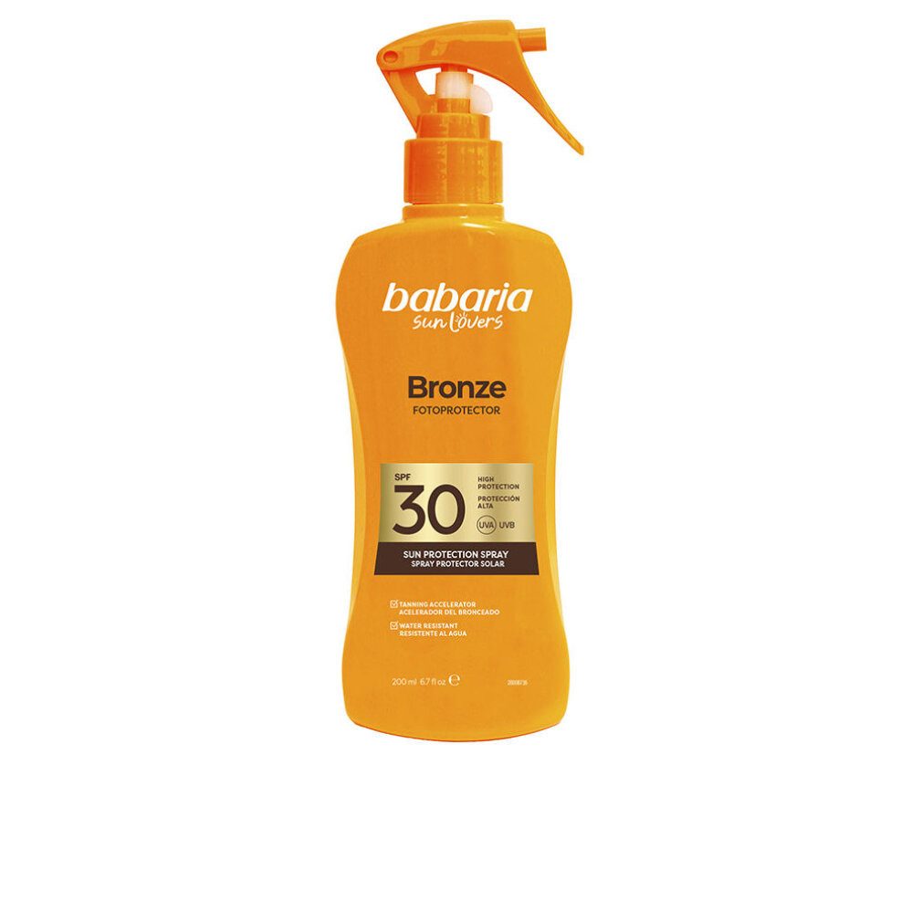 babaria Sonnenschutzpflege Es wäre Sun. Aloe Bronze Spray Sonnenschutz Spf30 200 ml