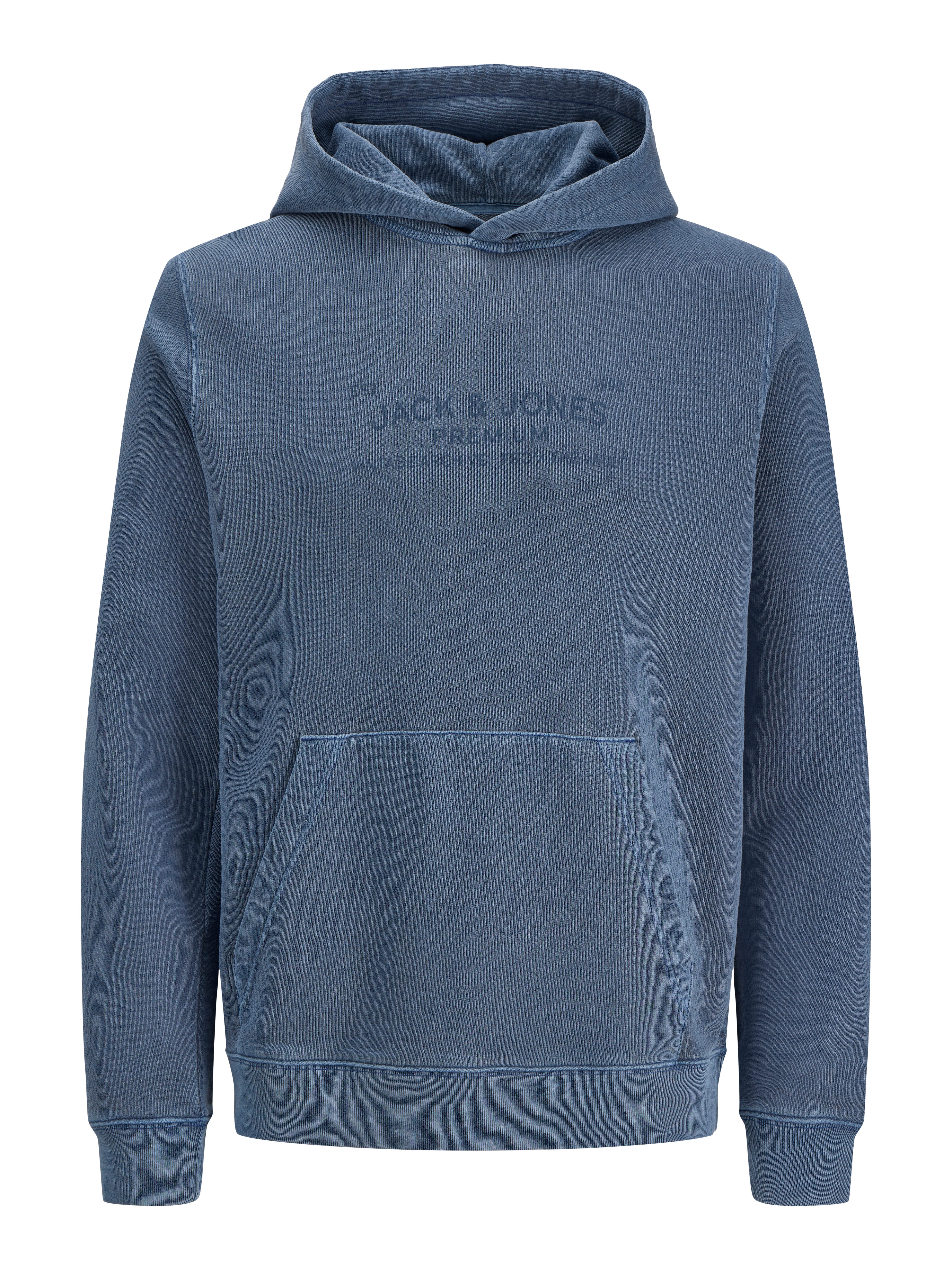 Jack & Jones Kapuzensweatshirt JPRBLUAIDEN HOOD SWEAT Baumwolle, regular fit